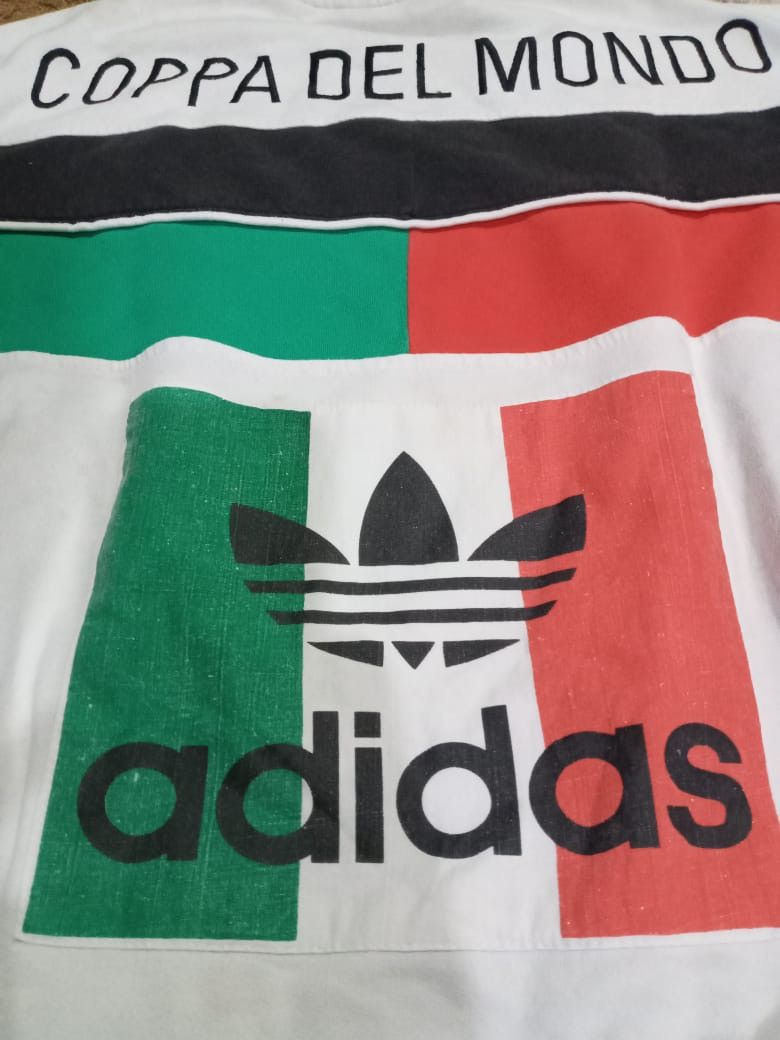 Vintage RARE Vintage 80s World Cup Adidas Italia Sweatshirt Size US L / EU 52-54 / 3 - 8 Thumbnail