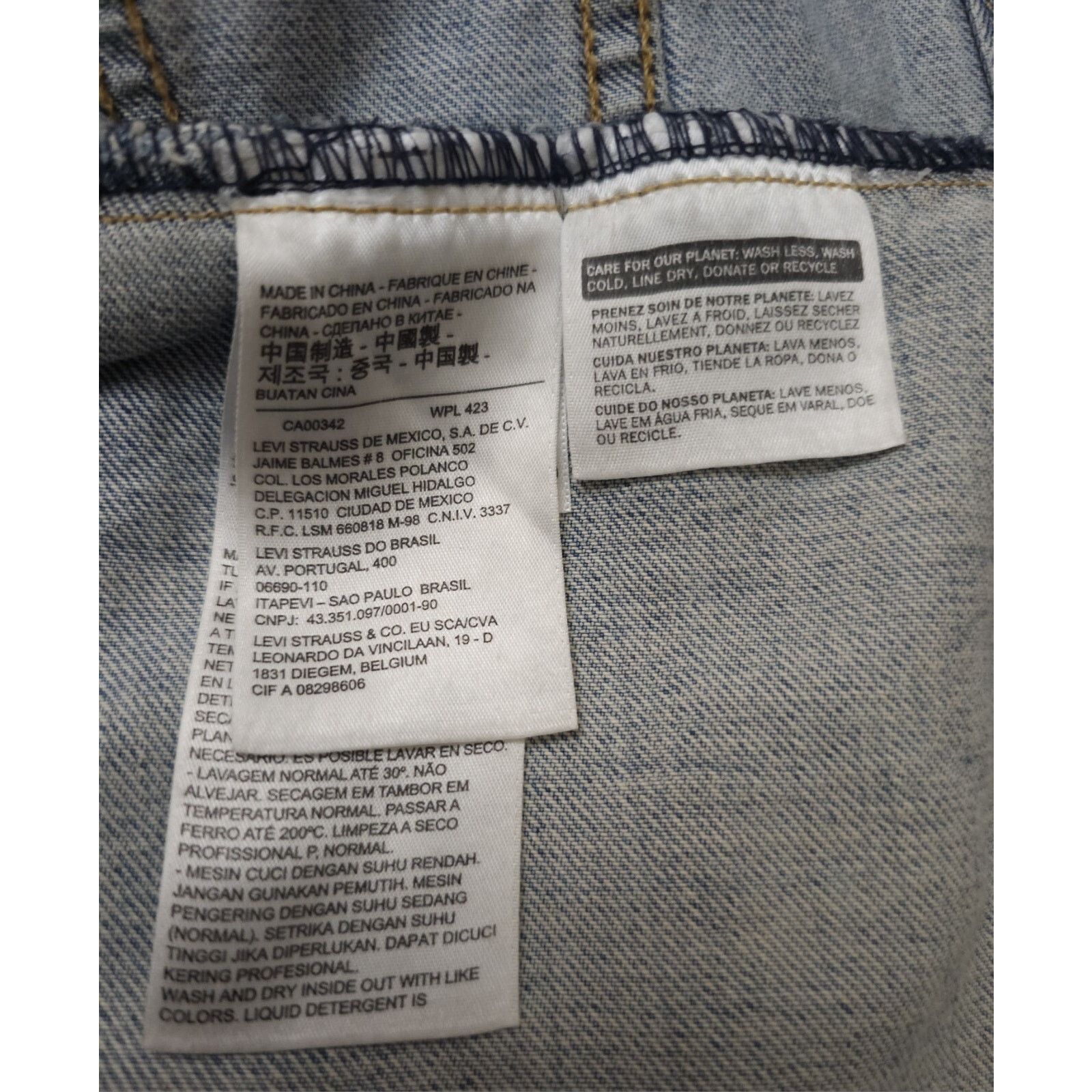 Levi's Levi Strauss Signature Men's 90s Baggy Trucker Denim Size M Size US M / EU 48-50 / 2 - 9 Thumbnail