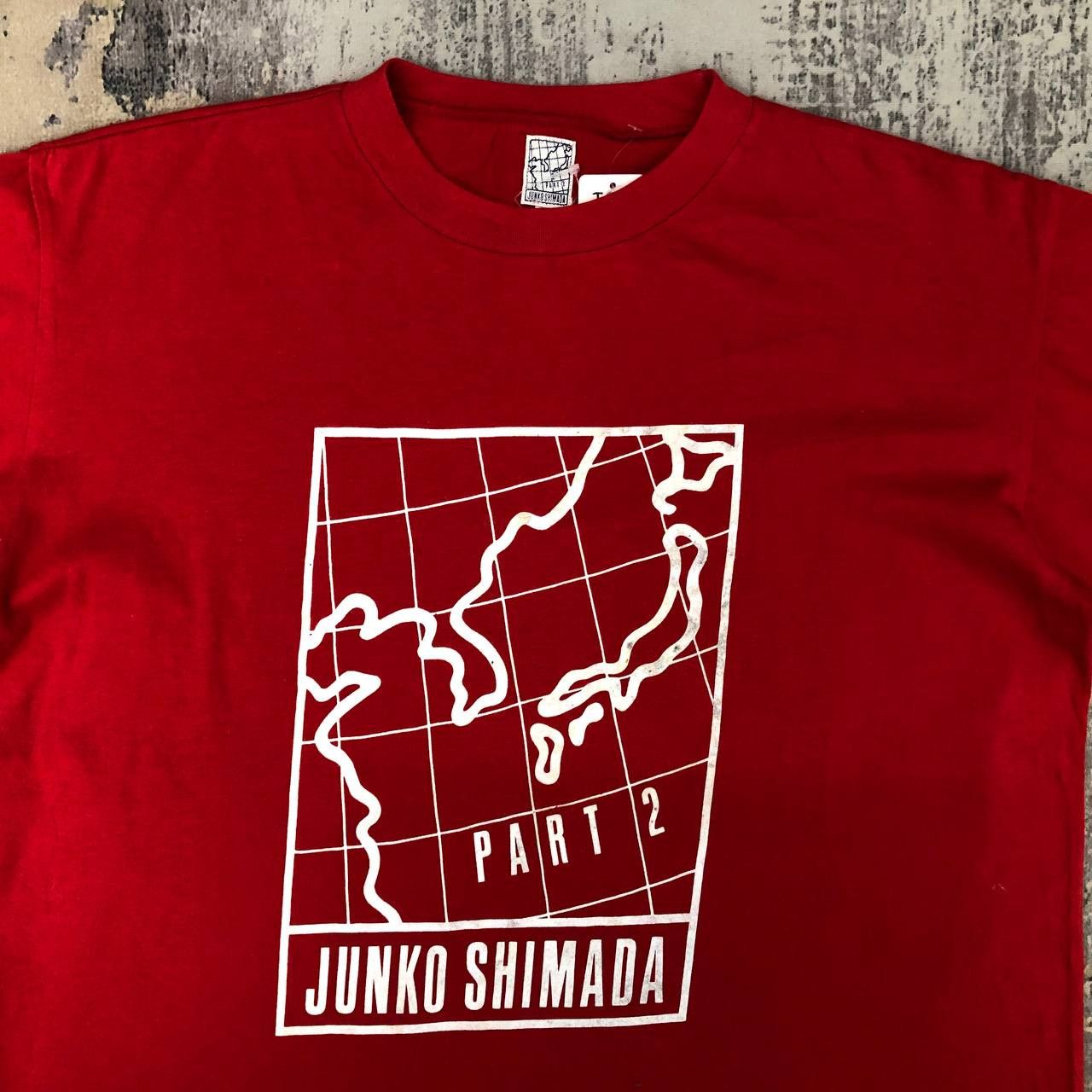 Junko Shimada T374 JUNKO SHIMADA PART 2 WORLD MAP TEE Size US M / EU 48-50 / 2 - 3 Thumbnail