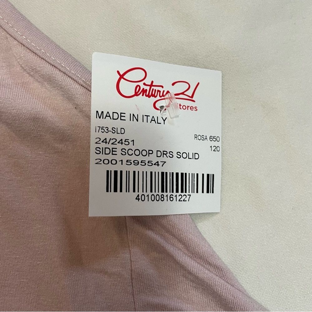 Other NWT New MADE IN ITALY Light Pink Scoop Bottom Jersey Midi D Size ONE SIZE - 8 Thumbnail