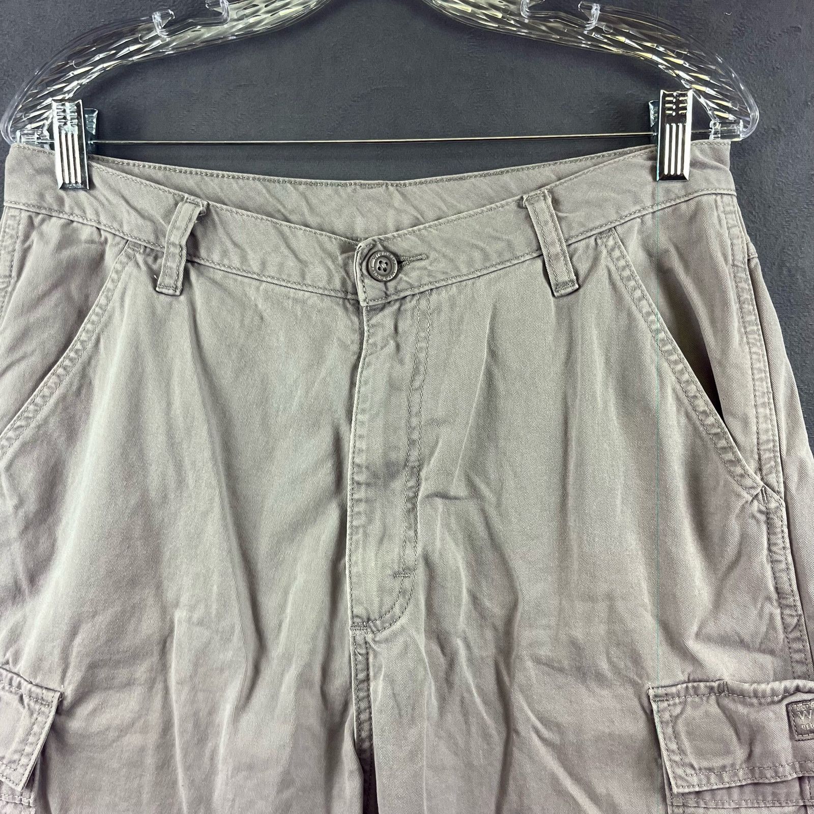 Wrangler Wrangler Cargo Men's Shorts Safari Outdoors Gray Fishing Size US 31 - 6 Thumbnail