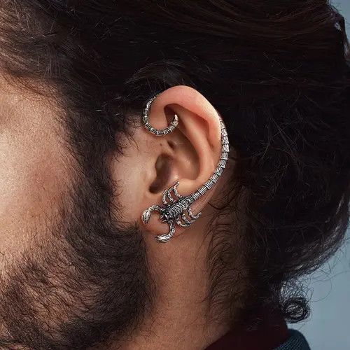 Japanese Brand Retro Punk Dark Avant Garde Animal Venom Scorpion Ear Size ONE SIZE - 1 Thumbnail
