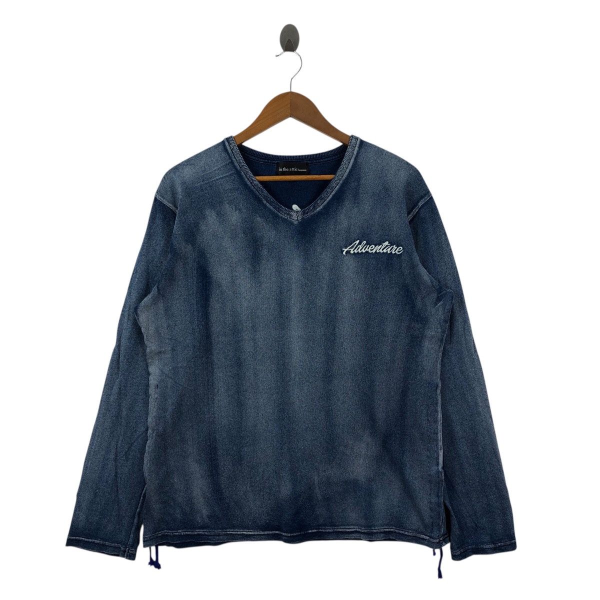 In The Attic IN THE ATTIC Long Sleeve Indigo Dye Size US XXL / EU 58 / 5 - 1 Thumbnail