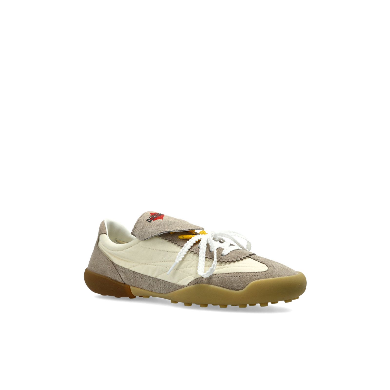 Dsquared2 DSQUARED2 Soccer Beige Leather Sneakers New And Authentic (M Size US 11 / EU 44 - 2 Thumbnail