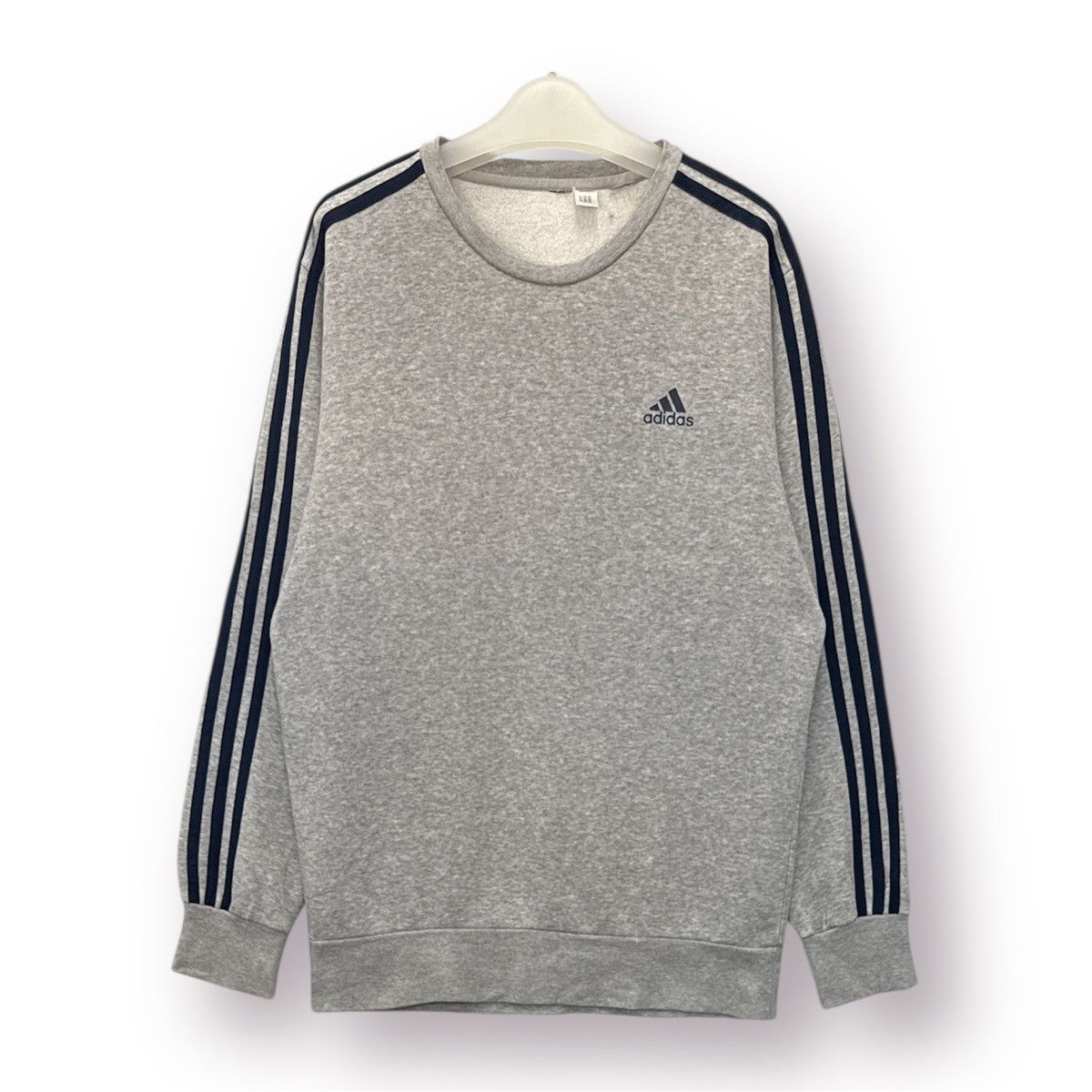Adidas 🔥Y2K Adidas Three Stripes Side Stripes Sweatshirt Size US S / EU 44-46 / 1 - 1 Thumbnail