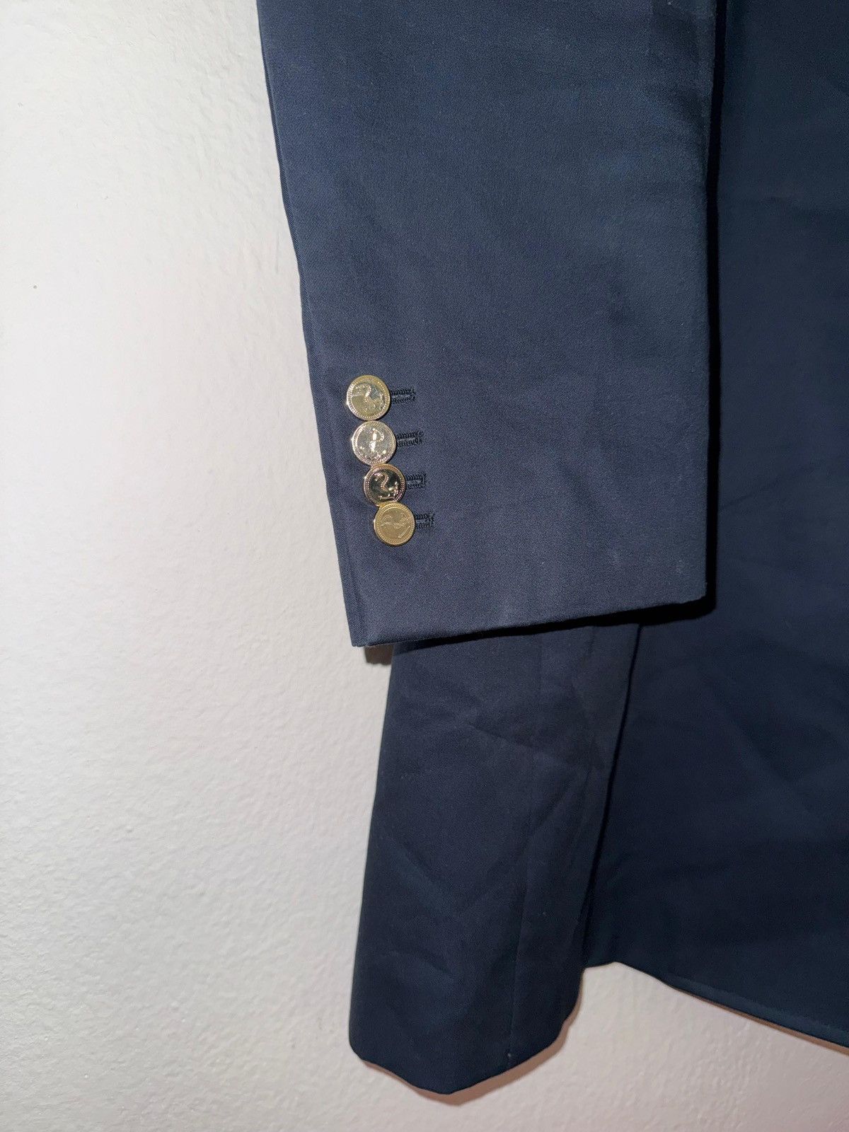 Thom Browne Thom Browne Navy Jacket – Signature Stripe Lining – Size 2 Size US M / EU 48-50 / 2 - 13 Thumbnail