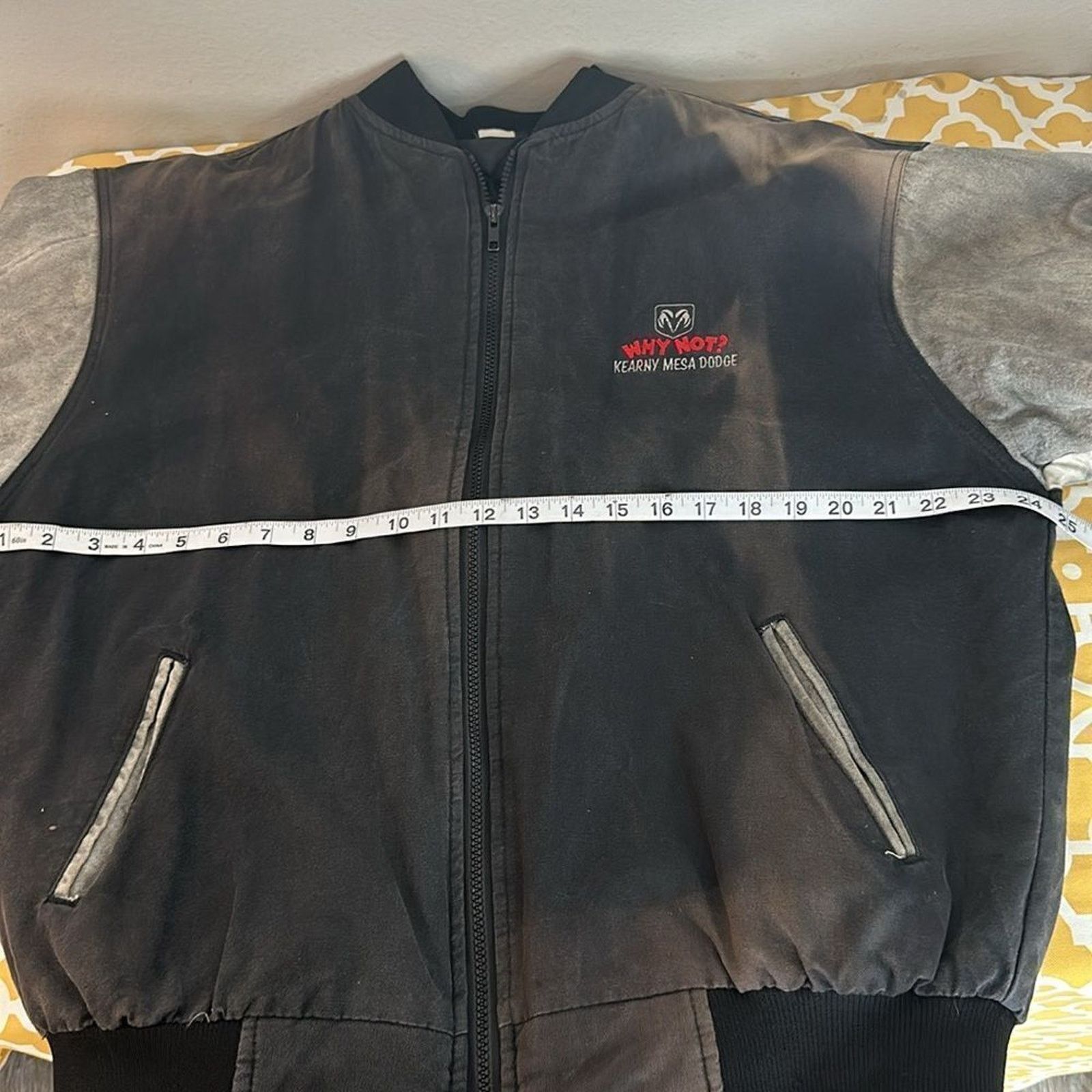 Other Dodge Embroidered Letterman’s jacket Denim Sun Damaged L Size US L / EU 52-54 / 3 - 12 Thumbnail