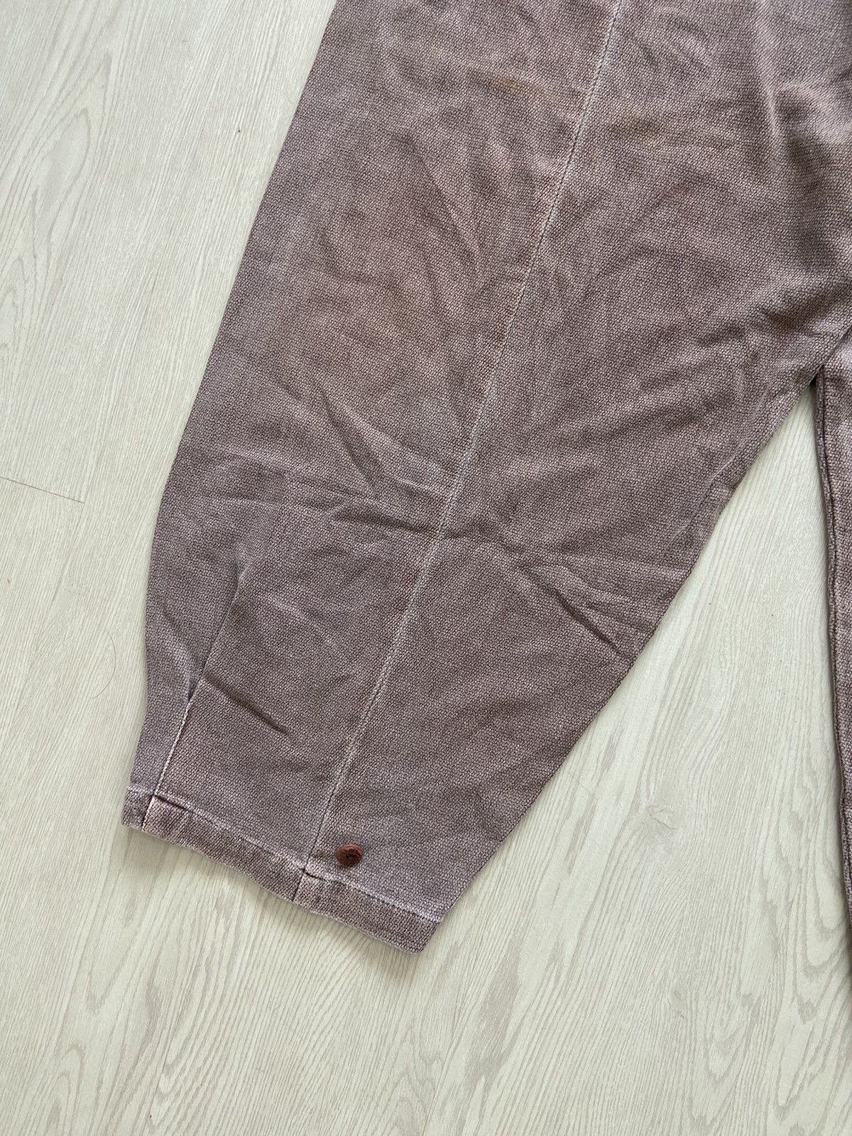 Japanese Brand × Vintage Vintage 1990’s Strap Army Assymetrical Wide Balloon Pants Size US 40 / EU 56 - 4 Thumbnail