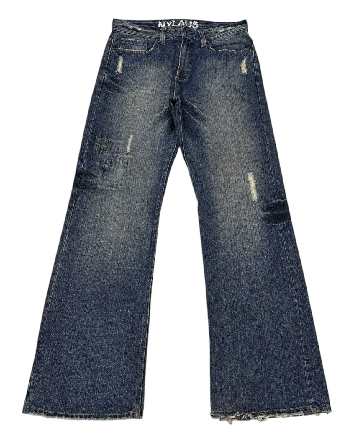 Hysteric Glamour 💥RARE💥BAGGY FLARED JEANS NYLAUS JAPANESE FLARE DENIM JEANS Size US 34 / EU 50 - 1 Thumbnail