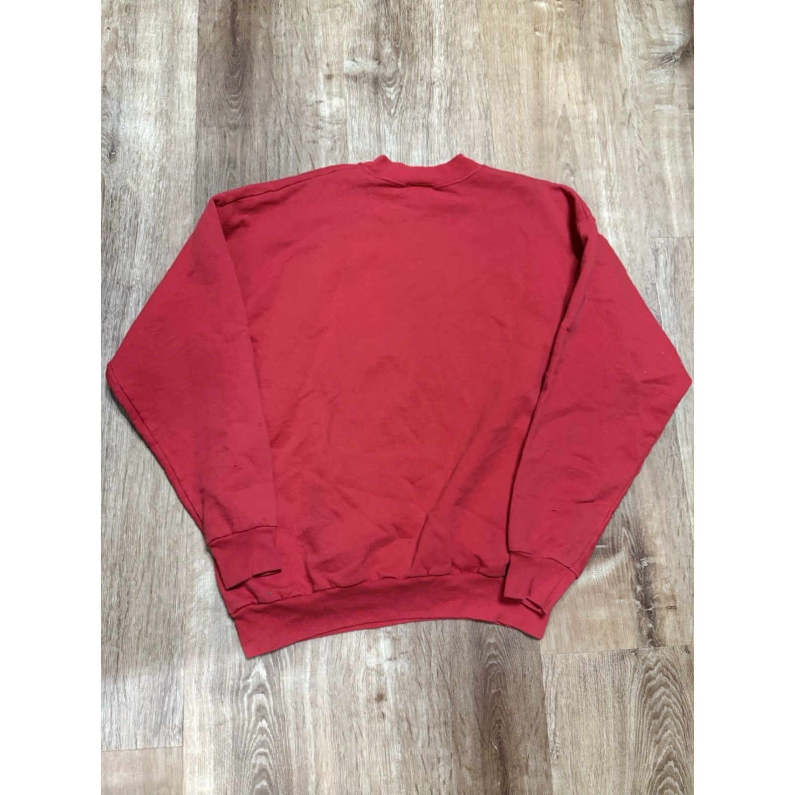Disney VINTAGE Disney Mickey Mouse Sweatshirt Large Adults Red Crew Neck Y2K Size US L / EU 52-54 / 3 - 2 Thumbnail