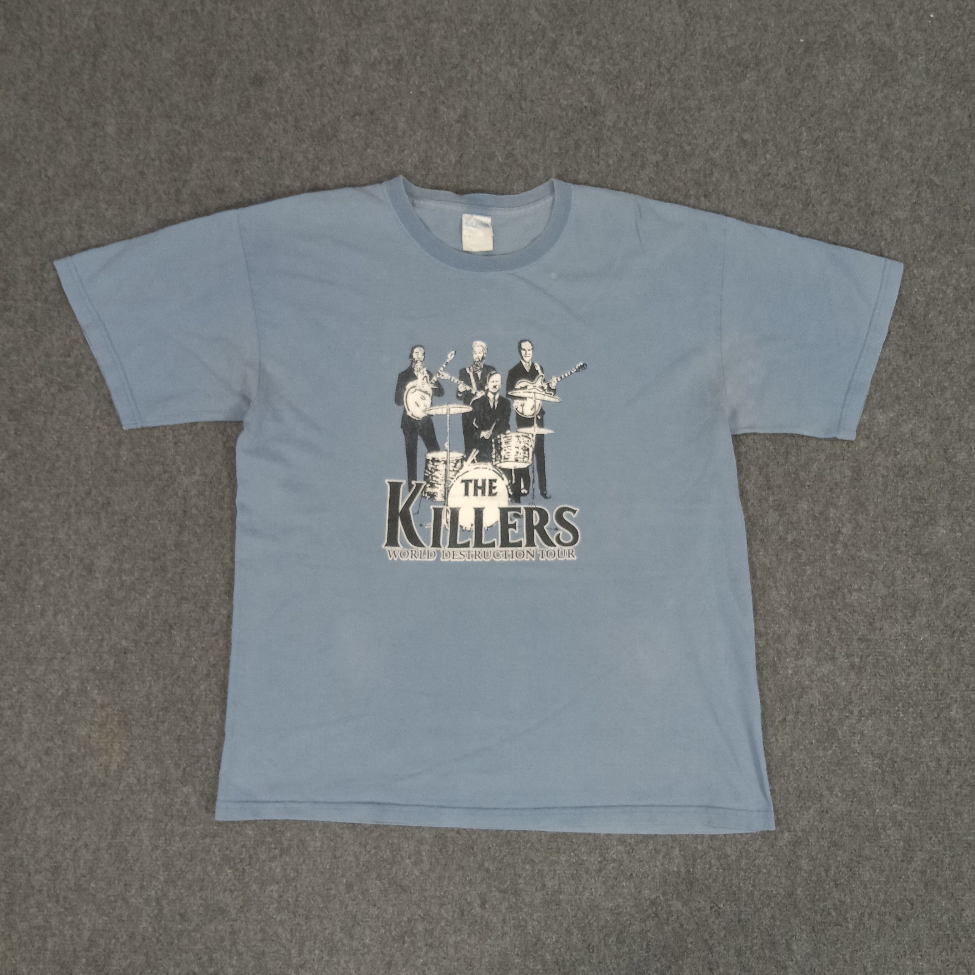 Band Tees × Vintage The Killers World Destruction Rock Tour Tshirt Size US L / EU 52-54 / 3 - 1 Thumbnail