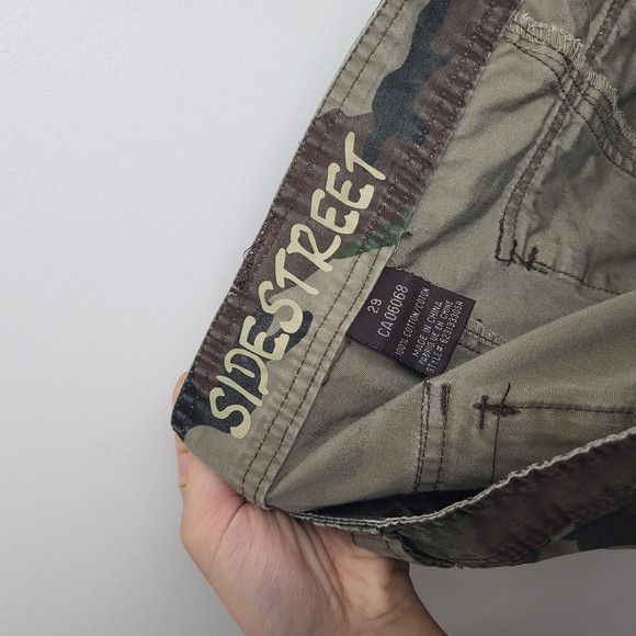 Vintage Vintage Sidestreet Camouflage Cargo Military Utility Pants Size 30" / US 8 / IT 44 - 6 Thumbnail