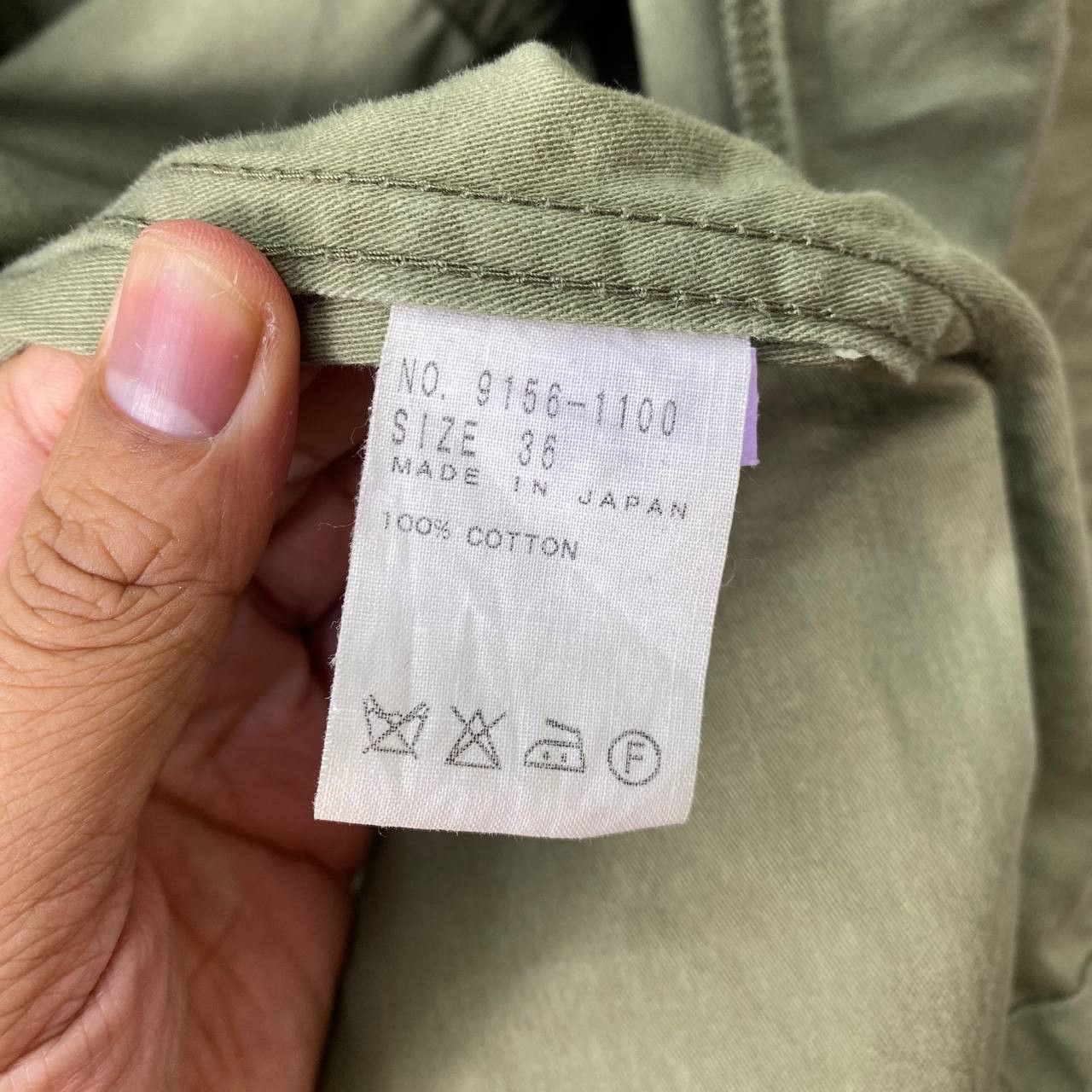 Japanese Brand DE'LAVE JAPAN PARKA FADED GREEN MILITARY ROUNDNECK COLLAR Size US S / EU 44-46 / 1 - 7 Thumbnail