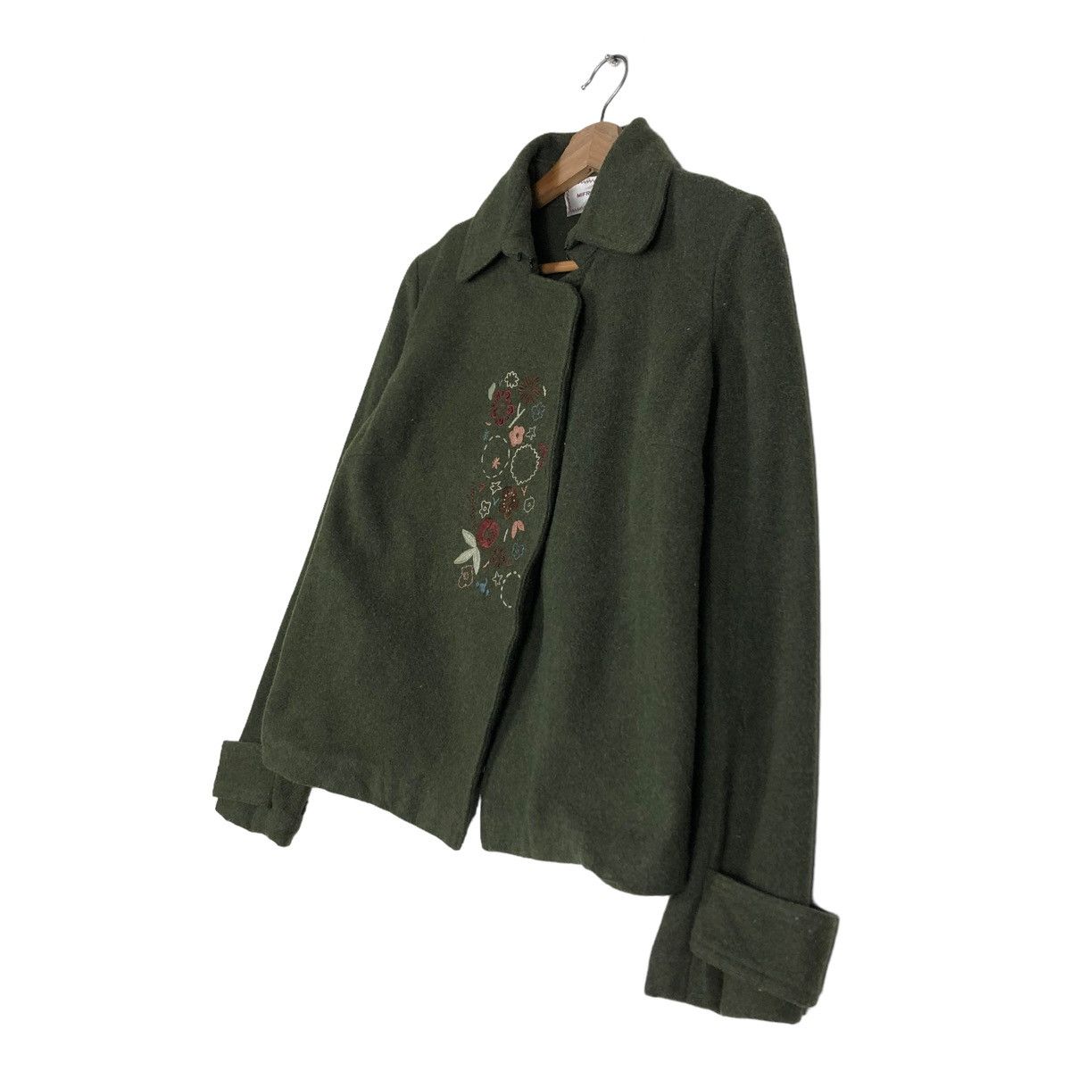 Japanese Brand 🔥CROPPED WOOL BIKER JACKET MIFREL JAPAN ISSEY MIYAKE Size US M / EU 48-50 / 2 - 2 Thumbnail