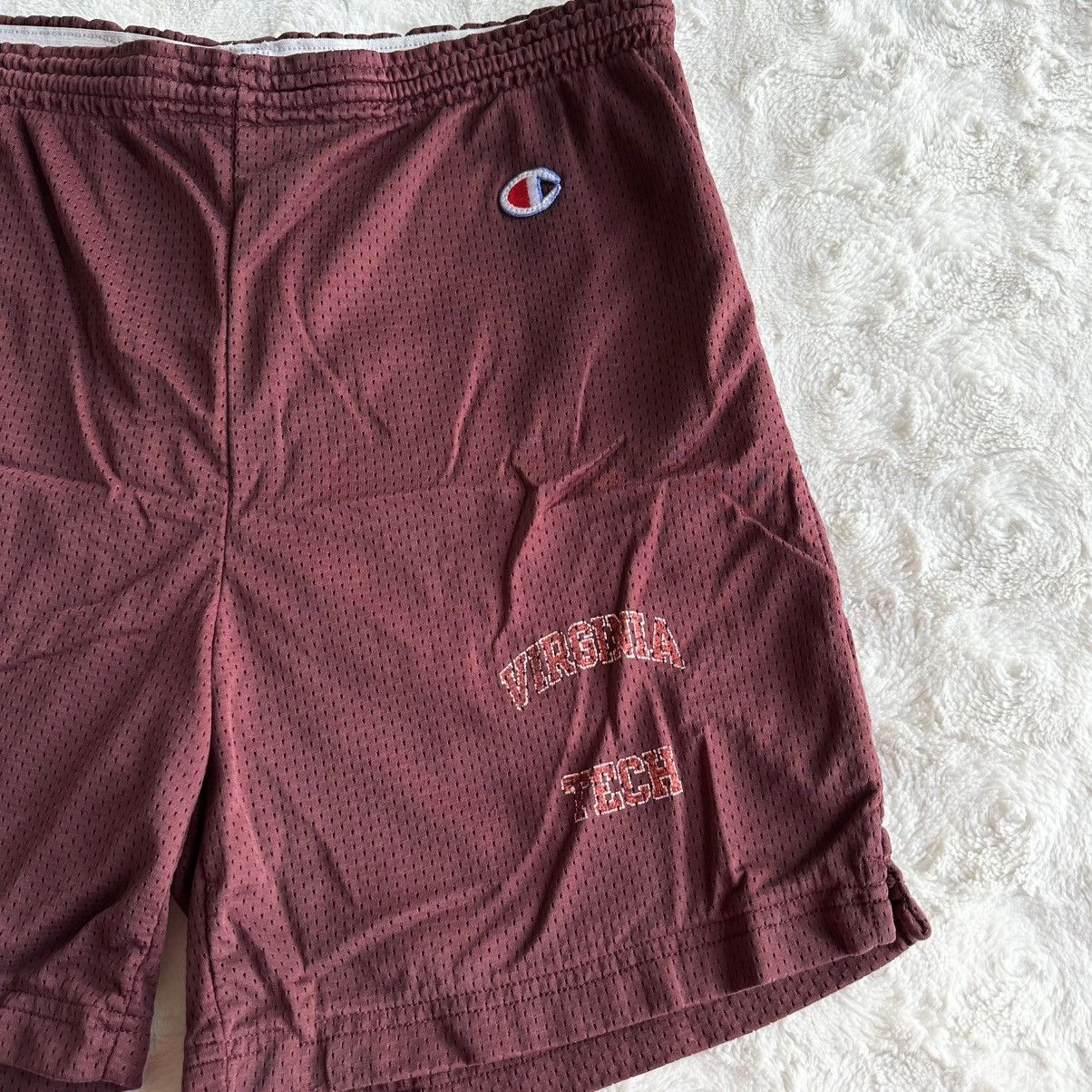 Champion Vintage Virginia Tech Shorts Mens L 6” Champion VT Hokies Size US 30 / EU 46 - 3 Thumbnail