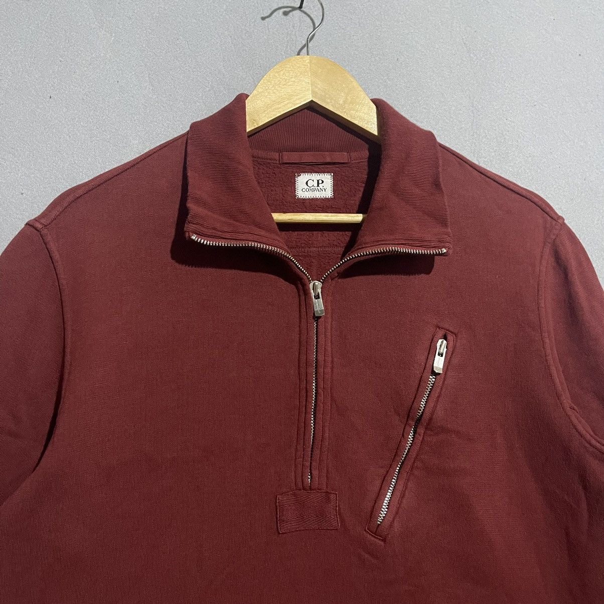 C.P. Company Vintage Early 2000s C.P. Company Quarter-Zip Sweatshirt Size US M / EU 48-50 / 2 - 2 Thumbnail
