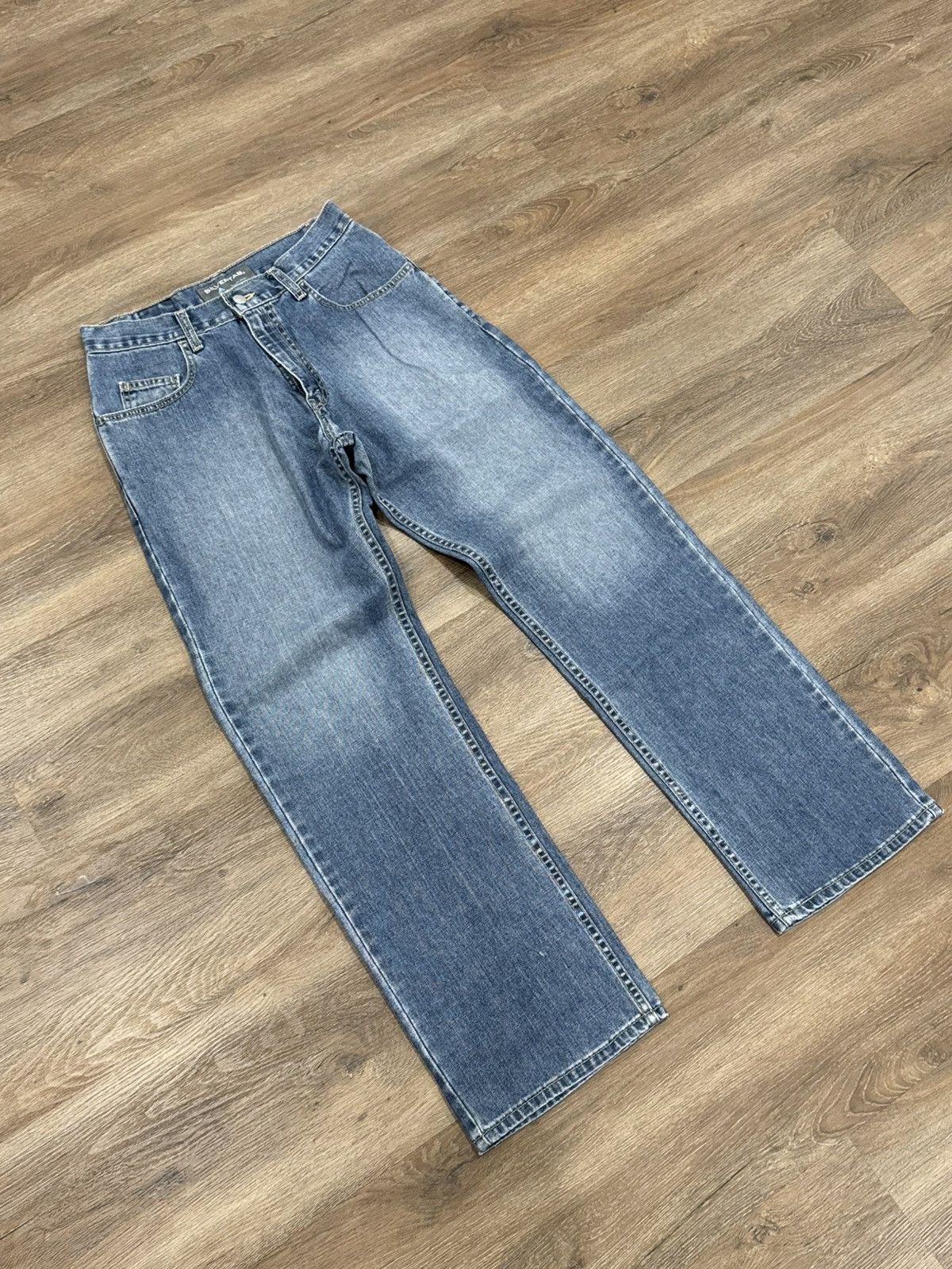 Levi's Vintage Clothing Vintage Levi’s SilverTab Y2K Baggy Loose Fit Fade Wash Denim Size US 29 - 3 Thumbnail