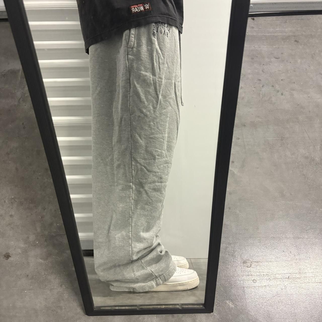 American Eagle Outfitters Vintage Y2K/2000s Super Baggy Wideleg Grey American Eagle Sweatpants! Size US 40 / EU 56 - 1 Thumbnail