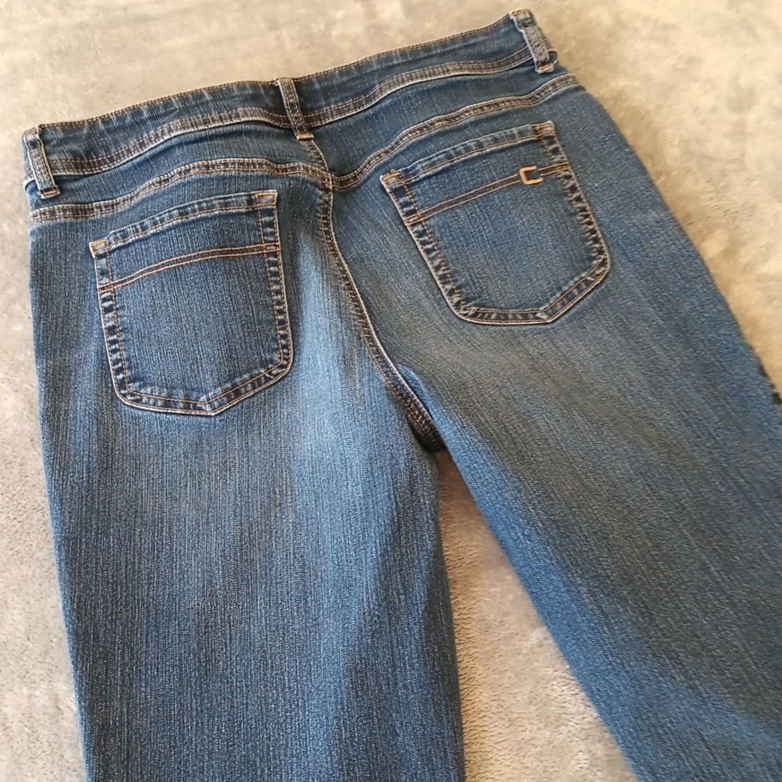 Vintage Chico's Jeans Womens Straight Jeans 33x30 Medium Wash Blue 2 Mid Rise Denim Cotton Blend 5-Pocket Womens Size 26" / US 2 / IT 38 - 7 Thumbnail