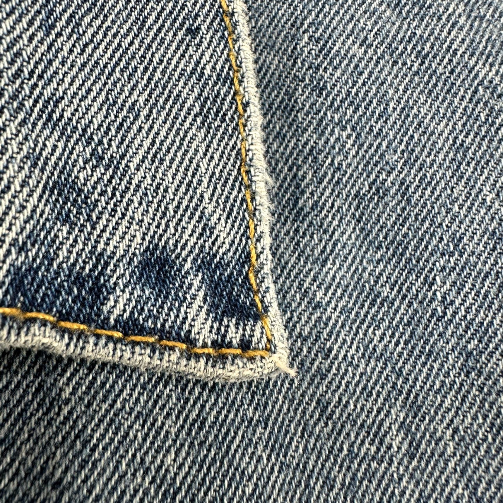 Levi's VINTAGE Levi's Jacket Mens Small Blue Denim Trucker Jean Cotton Light Wash Biker Retro 90s Mens Size US 29 - 5 Thumbnail