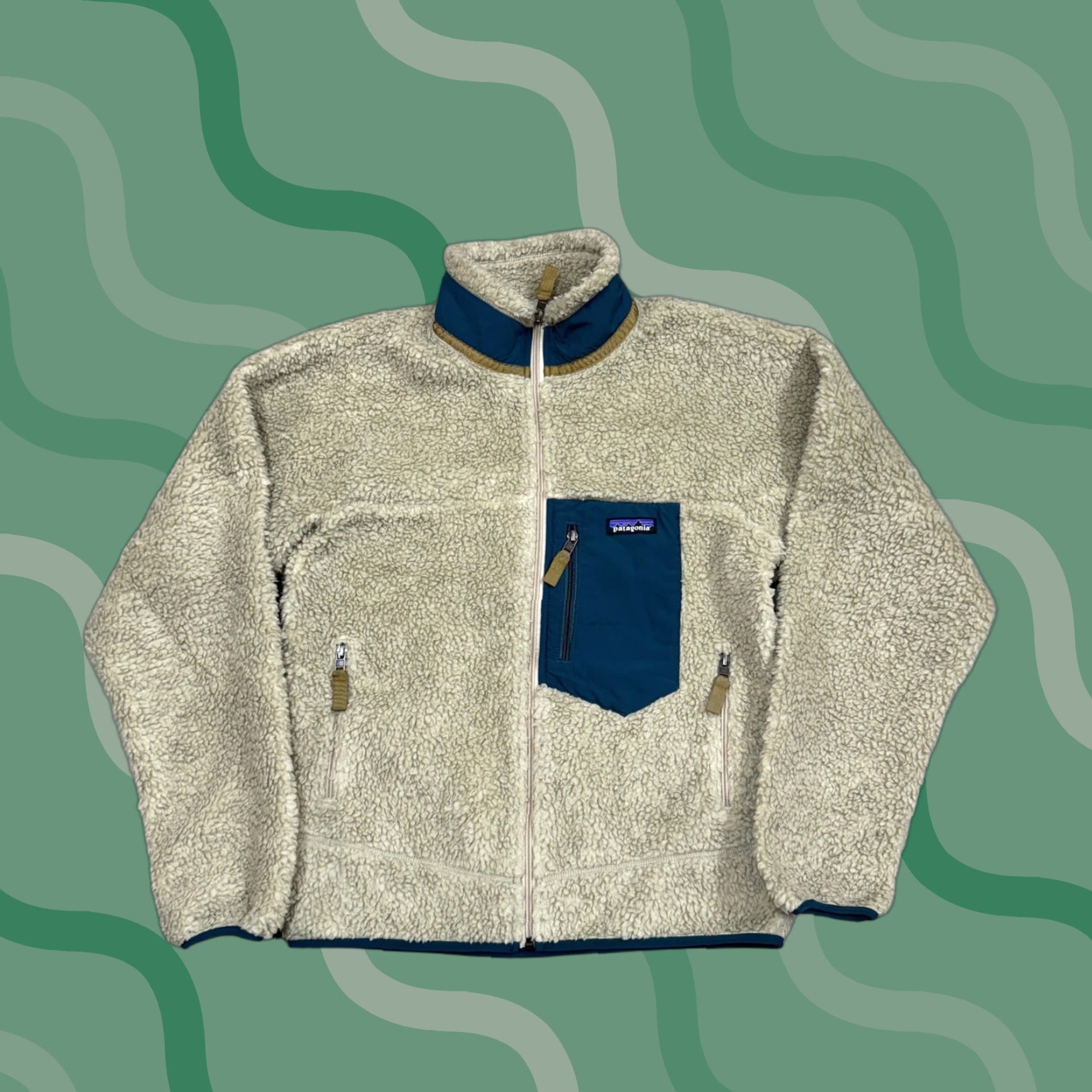 Patagonia Patagonia vintage SST deep wading jacket beige early