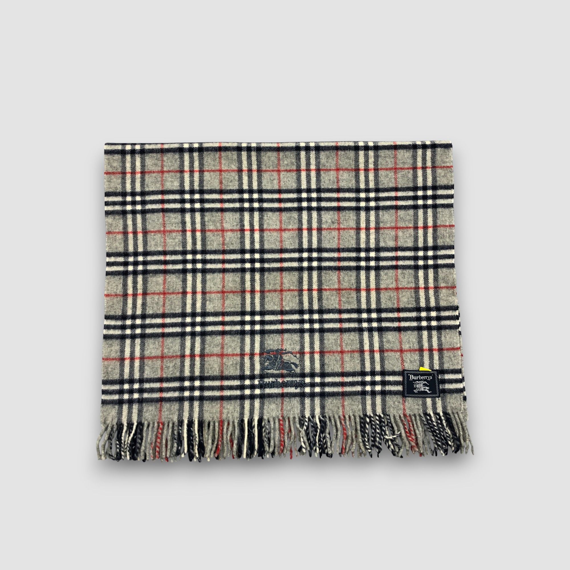 Burberry Vintage Burberry Scarf Muffler Wool Cashmere Scarves. Size ONE SIZE - 3 Thumbnail