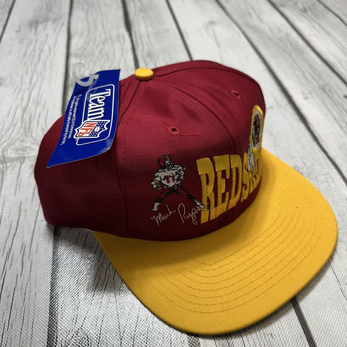 NFL × Vintage Vintage Washington Redskins Mark Rypien hat Size ONE SIZE - 2 Thumbnail