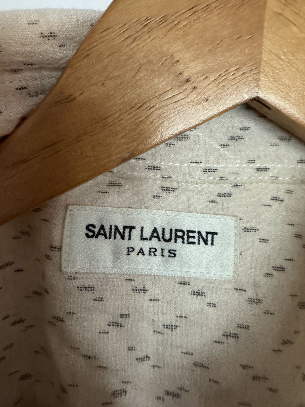 Saint Laurent Paris Viscose linen shirt Size US S / EU 44-46 / 1 - 2 Thumbnail