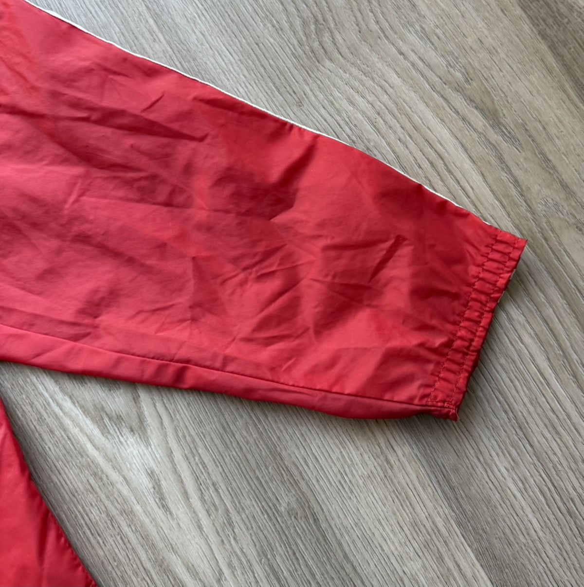 Adidas Vintage 70-80s Adidas Ventex Red Windbreaker Track Jacket Size US M / EU 48-50 / 2 - 13 Thumbnail