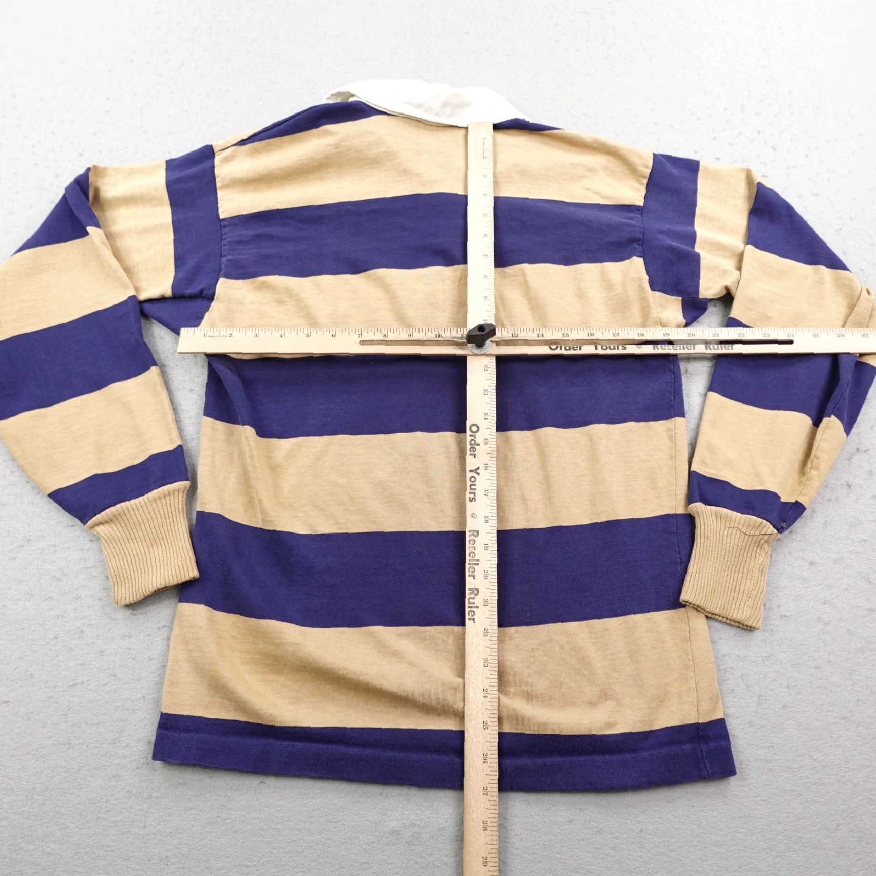 Vintage VINTAGE Threads & Wings Rugby Shirt Striped Blue San Francisco Soccer Jersey Polo Long Sleeve M Mens Size US M / EU 48-50 / 2 - 4 Thumbnail