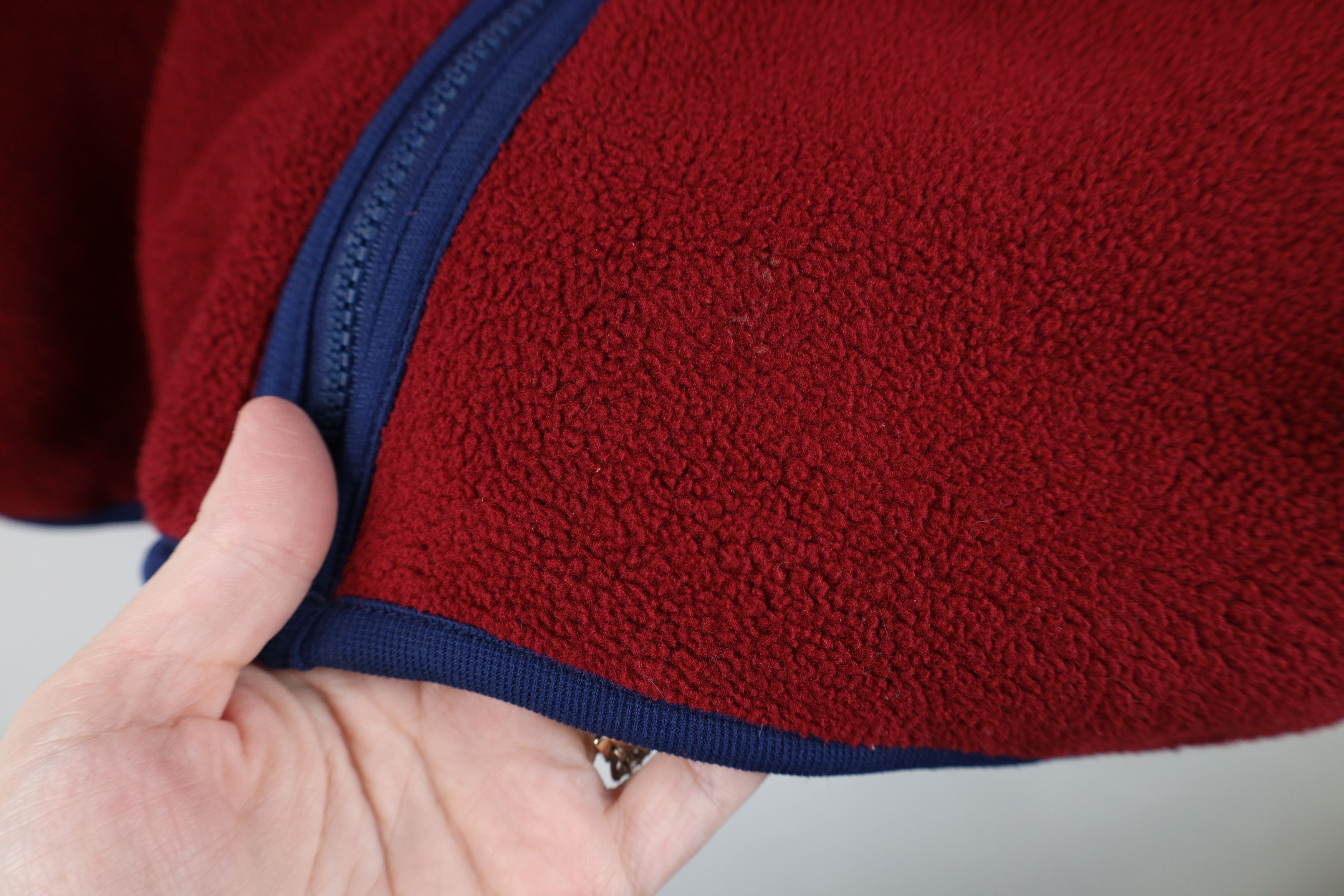 Lands' End Vintage 90s Lands End Fleece Full Zip Vest Jacket Red Size US XL / EU 56 / 4 - 5 Thumbnail