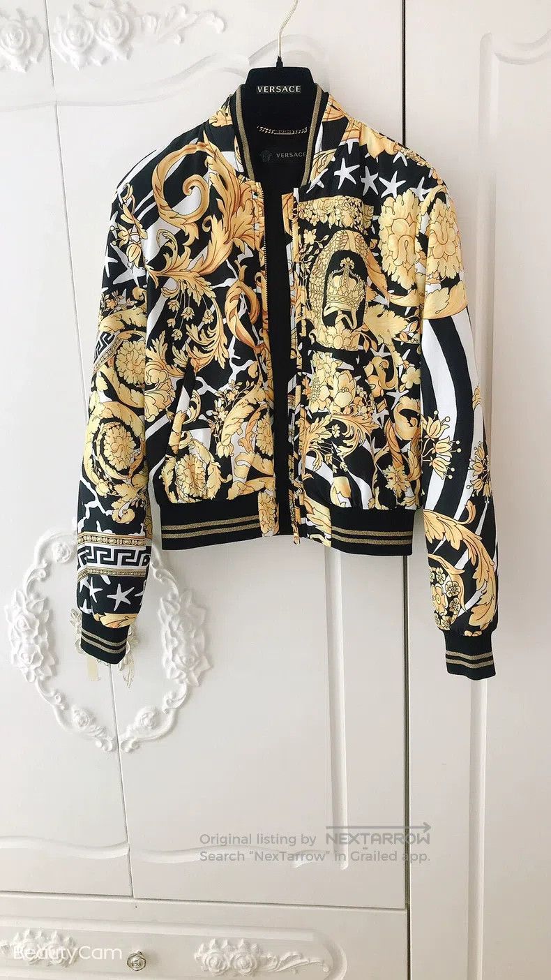 Versace Versace Baroque main line classic jacket cotton jacket Size US M / EU 48-50 / 2 - 2 Thumbnail