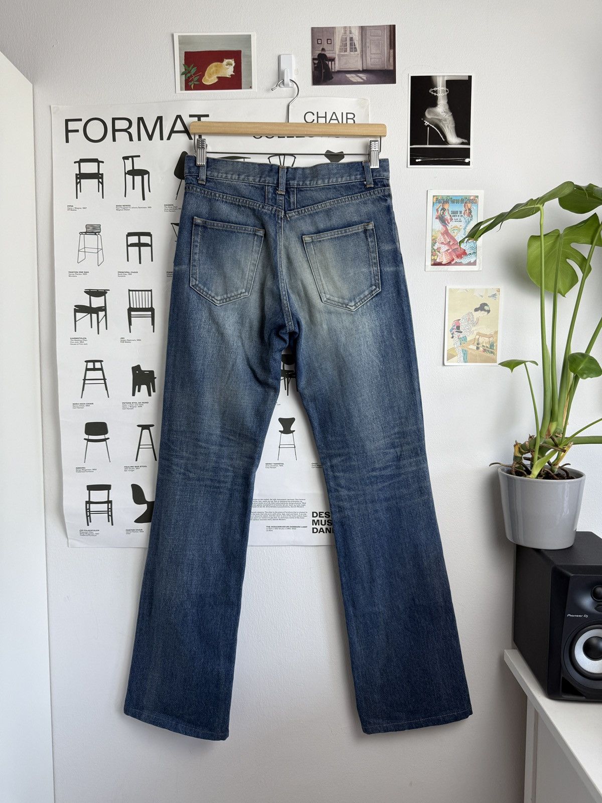 パンツ Saint Laurent denim pants archive Saint Laurent Paris Saint Laurent washed denim pants 28 avantgarde