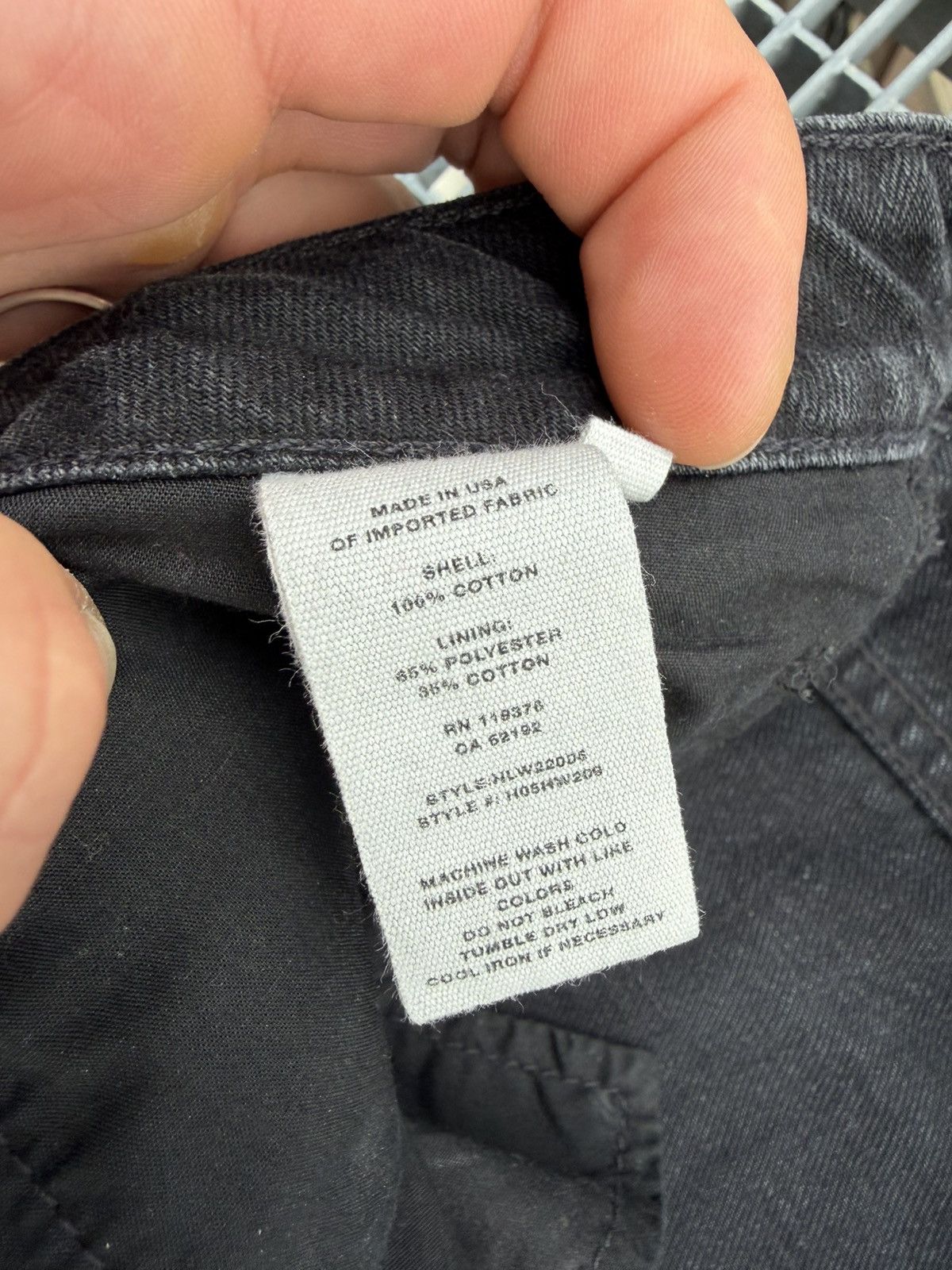 Helmut Lang Helmut Lang High Rise Crop Slim Vintage Patchwork Jeans Size US 30 / EU 46 - 10 Thumbnail