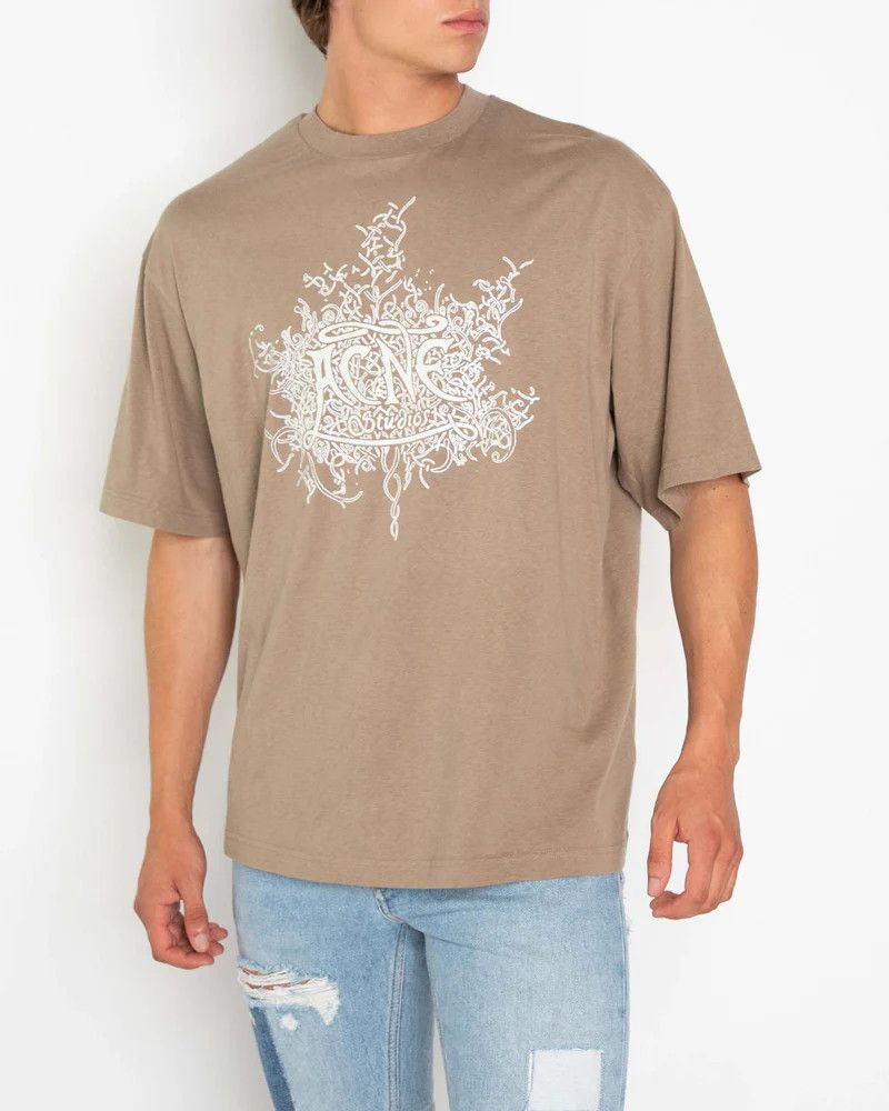 Acne Studios o1y1024 T-Shirt in Light Brown Size US S / EU 44-46 / 1 - 4 Thumbnail