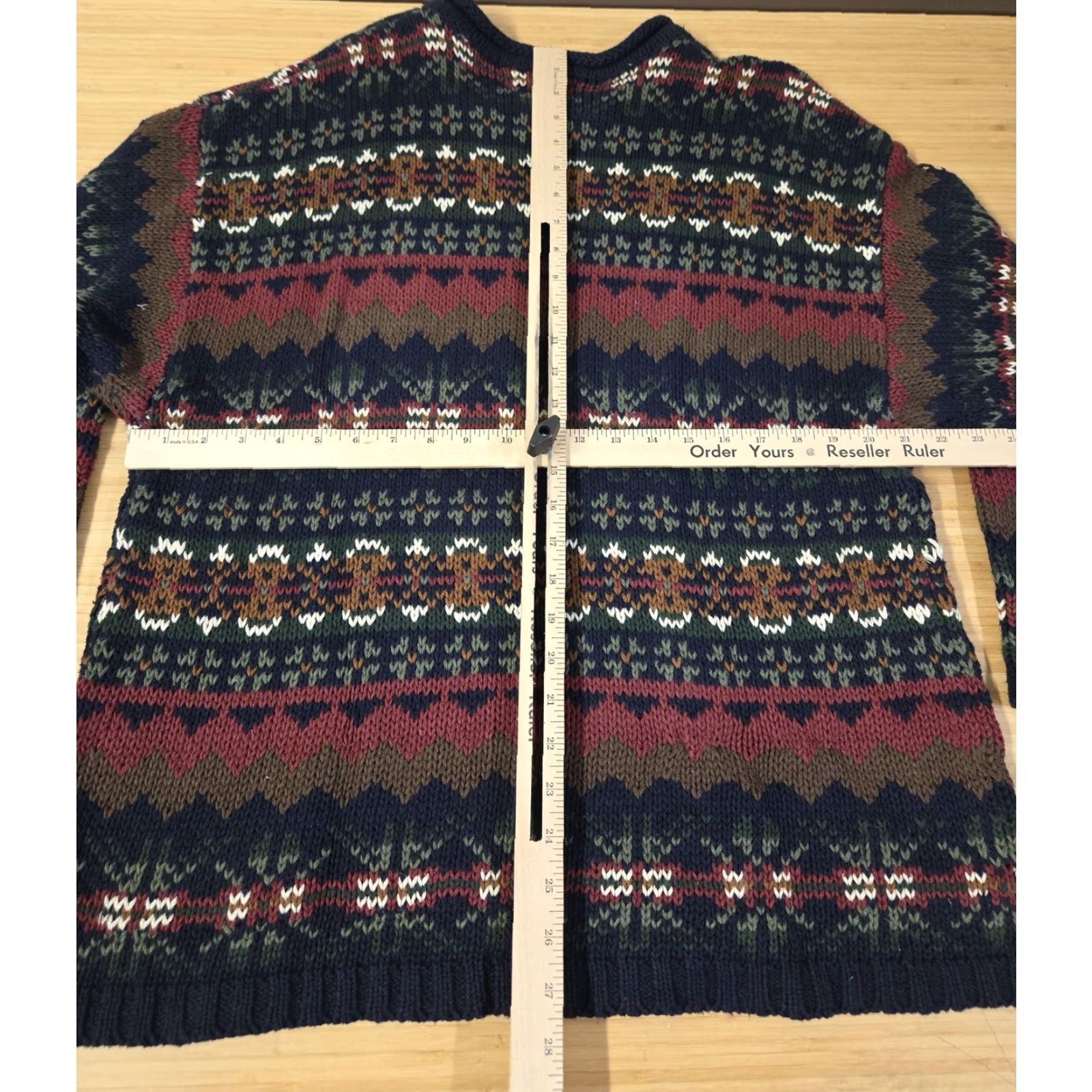 Vintage **Vintage 90s County Seat Mens XL Navy Fair Isle Ramie Cotton Sweater** User: Vintage County Seat Mens XL Navy Fair Isle Ramie Cotton Sweater Size US XL / EU 56 / 4 - 7 Thumbnail