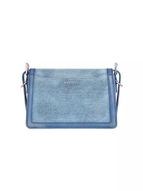 Givenchy o1srvl11e1224 Size: OS/Crossbody Bag In Denim in Blue Size ONE SIZE - 4 Thumbnail