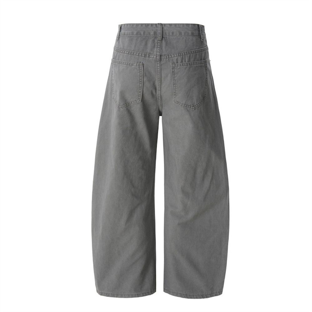 Vintage Men's floral embroidered retro washed distressed trousers Size US 32 / EU 48 - 6 Thumbnail