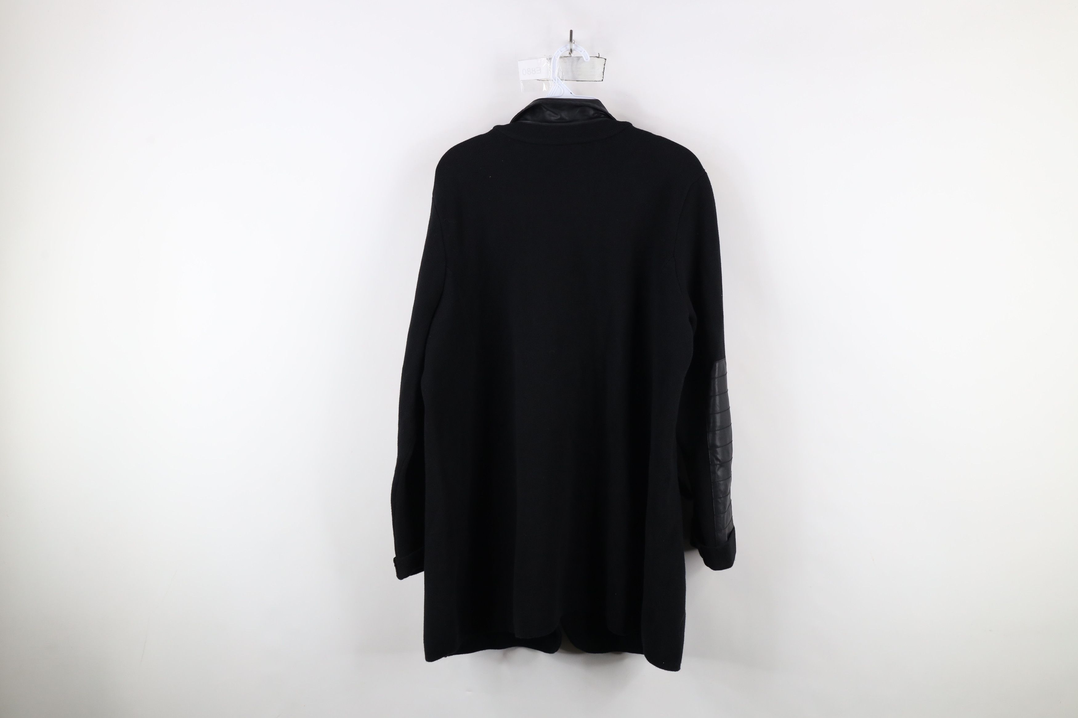 Ralph Lauren × Vintage Vintage 90s Ralph Lauren Patch Knit Sweater Blazer Jacket Size XL / US 12-14 / IT 48-50 - 14 Thumbnail