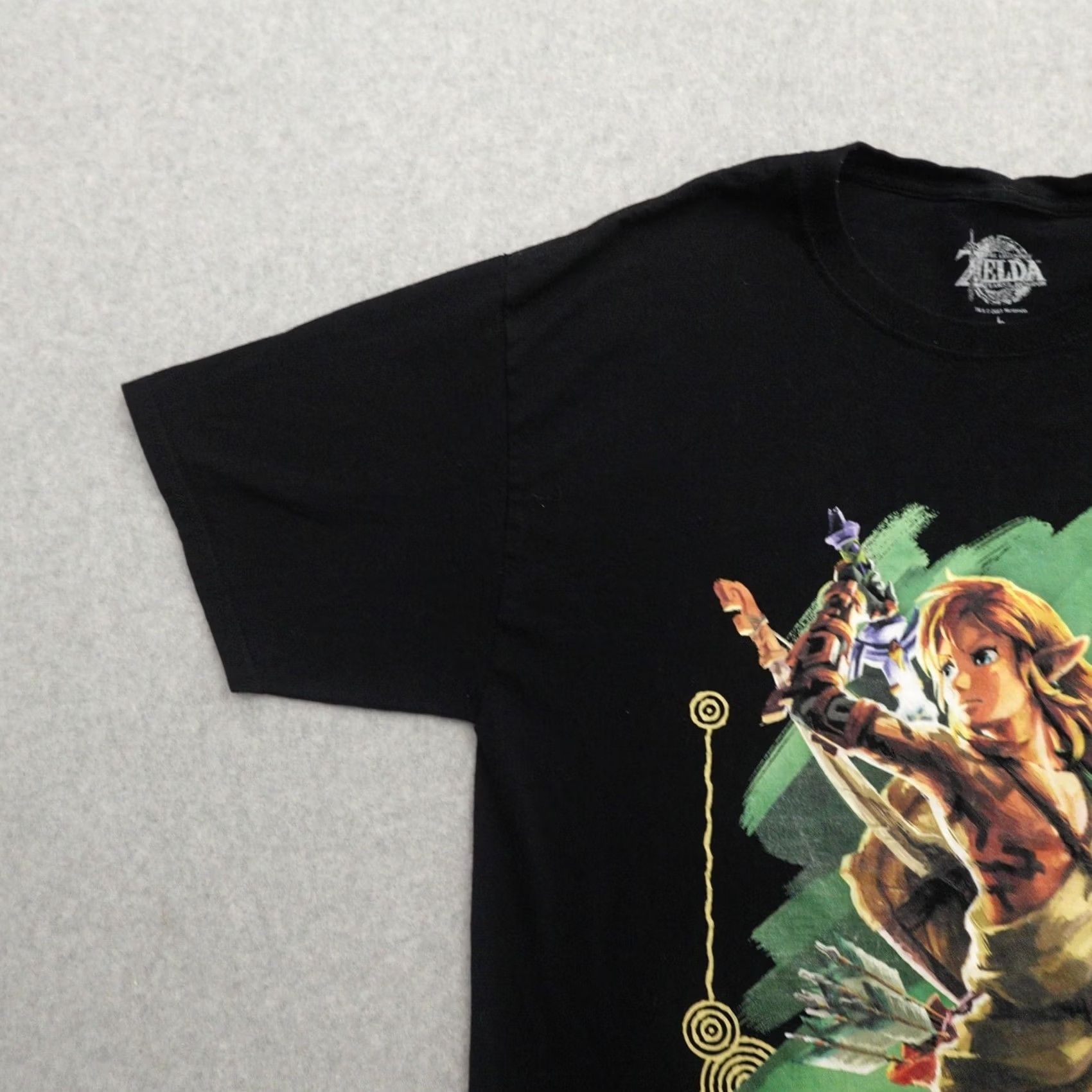 Nintendo Legend of Zelda Tshirt Adult Large Tears of the Kingdom Drawing Sword Black Size US L / EU 52-54 / 3 - 5 Thumbnail