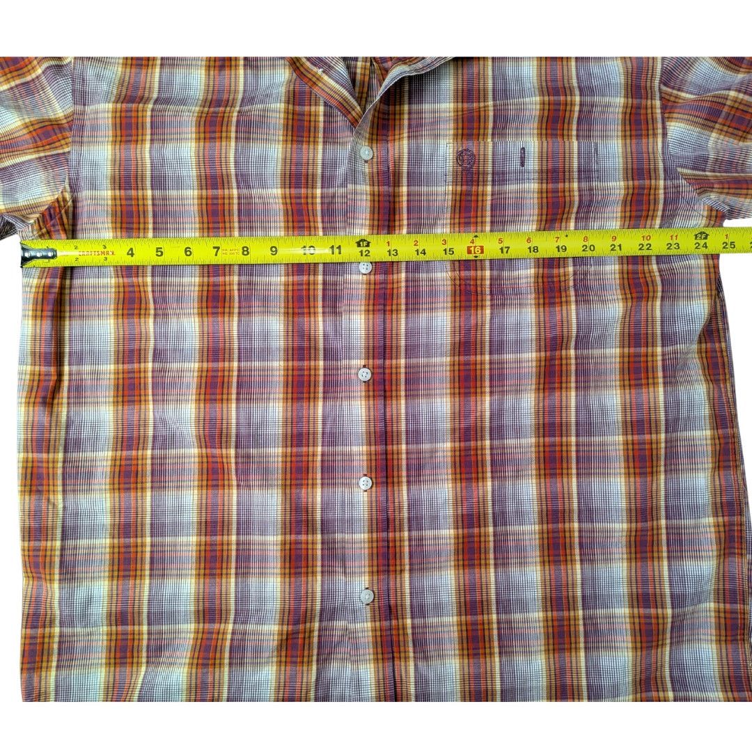 Wrangler Wrangler Long-Sleeve Wide Pattern Plaid Button-Down|Men's XL Size US XL / EU 56 / 4 - 3 Thumbnail