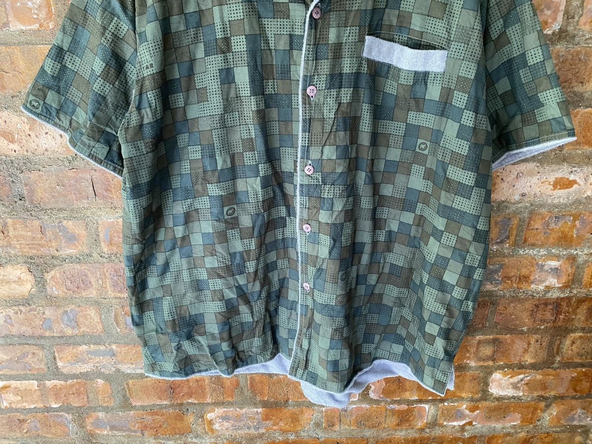Japanese Brand 1990s TAR tokyo air runners Japan Camo check shirt Size US XL / EU 56 / 4 - 4 Thumbnail