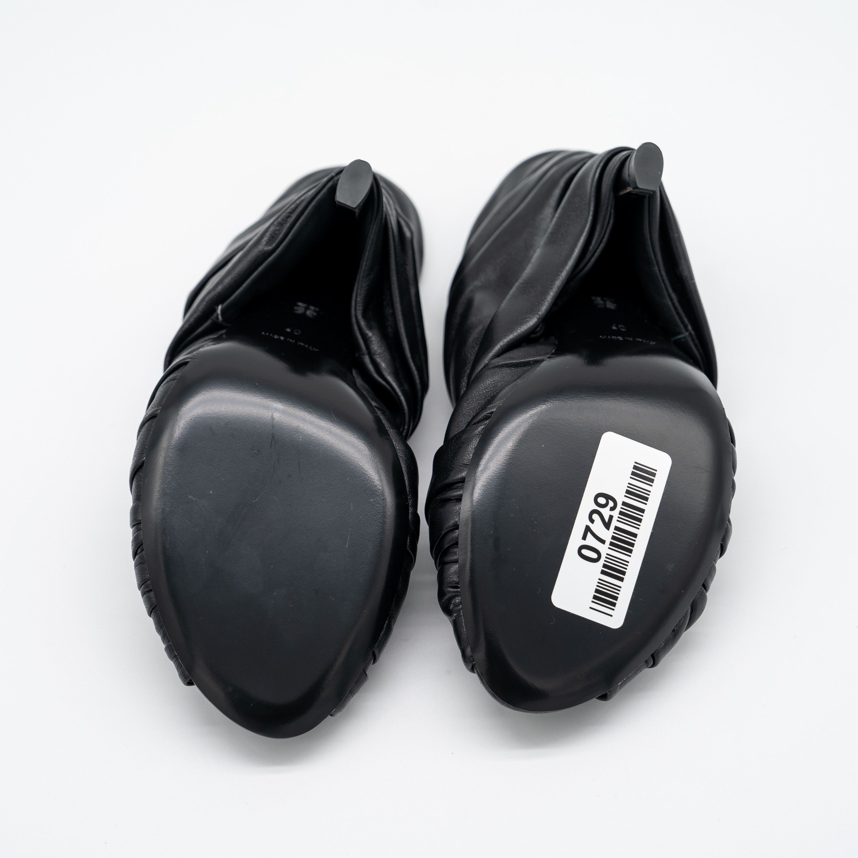 Givenchy Givenchy Show Twist Heels Mules Black Leather Size US 10 / IT 40 - 6 Thumbnail