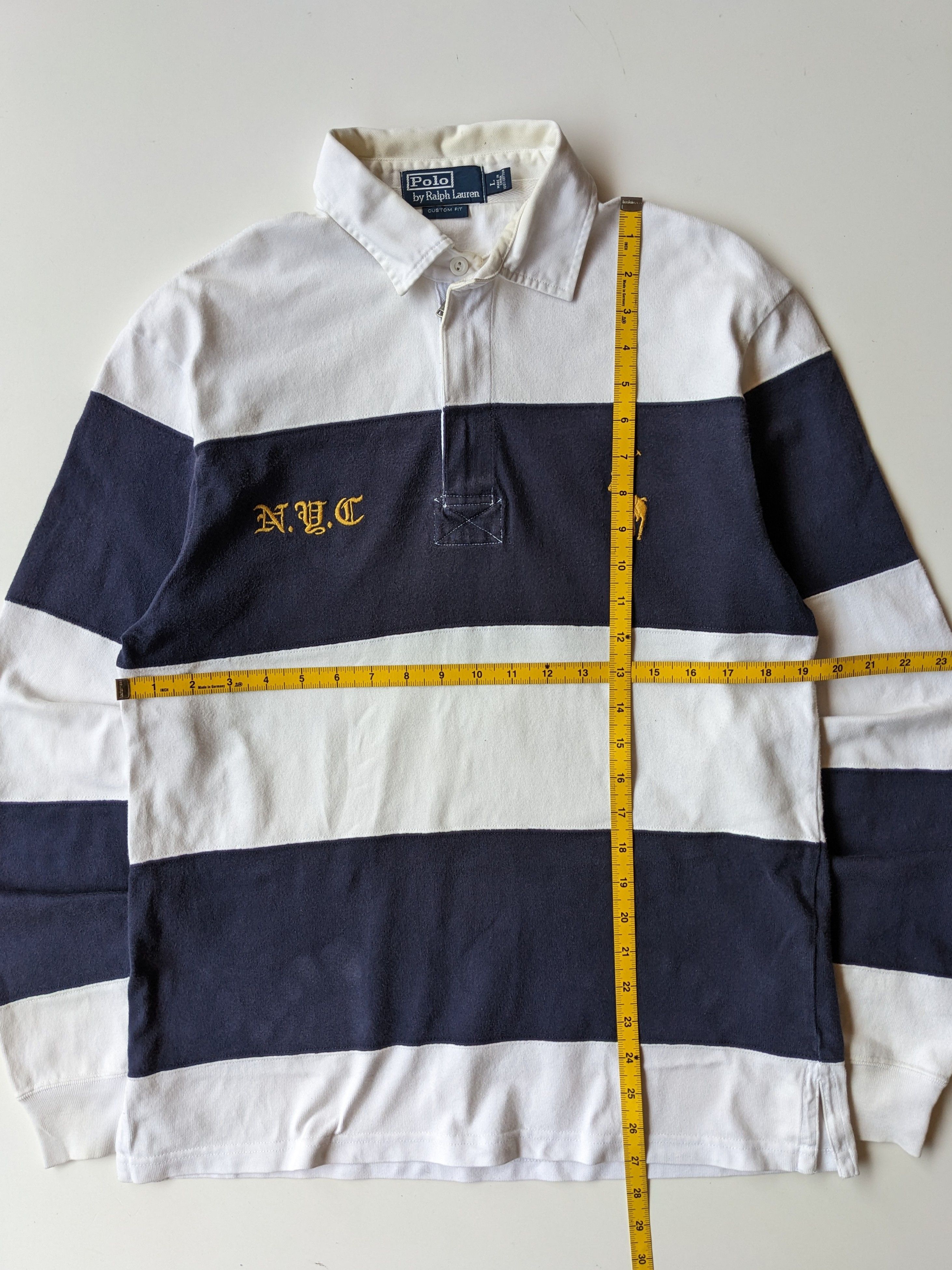 Polo Ralph Lauren Vintage Polo Ralph Laurent rugby half zipper shirt Size US L / EU 52-54 / 3 - 5 Thumbnail