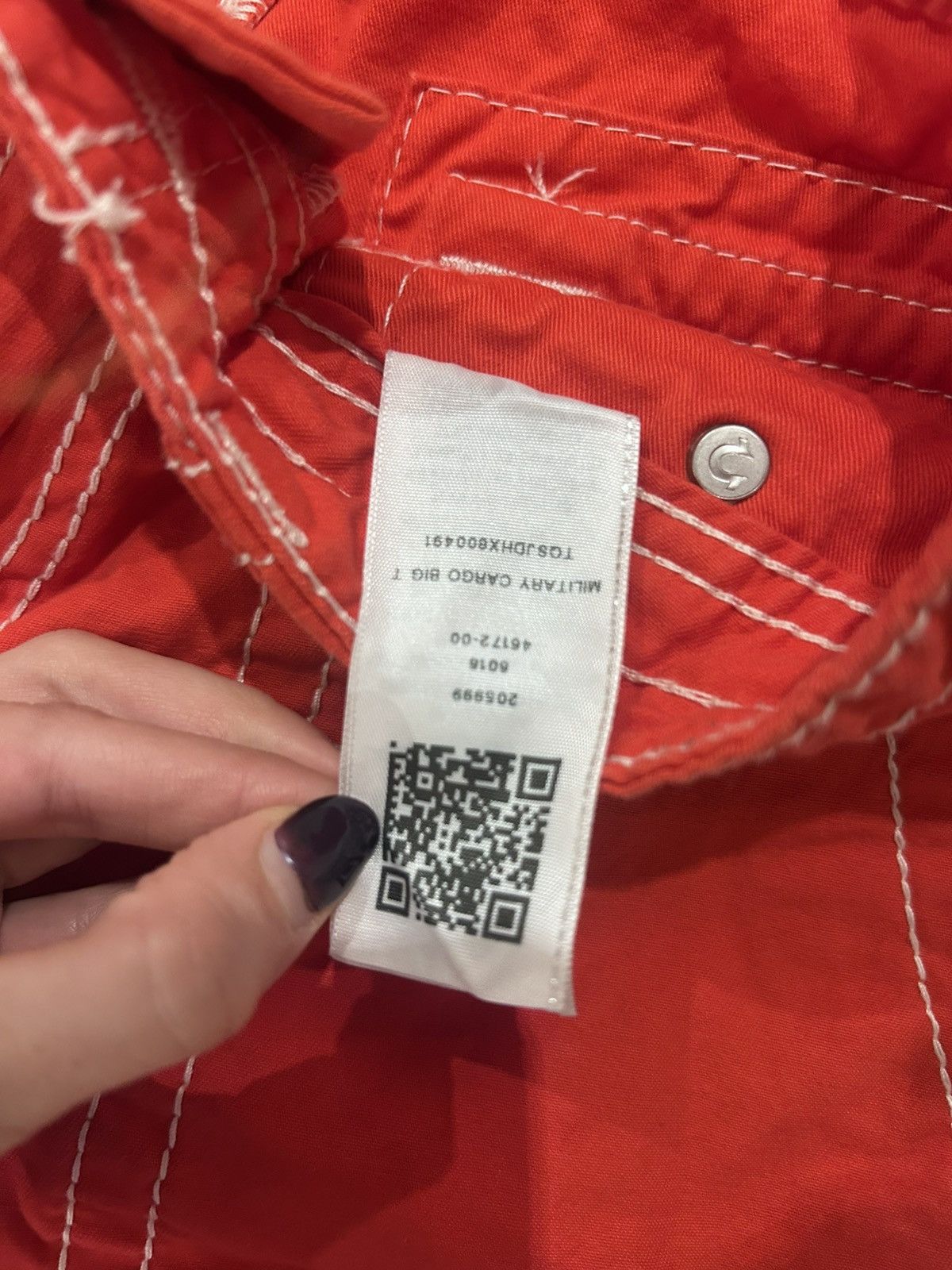 True Religion True Religion True Religion Red Military Cargo Big T Pants Size 28" / US 6 / IT 42 - 6 Thumbnail