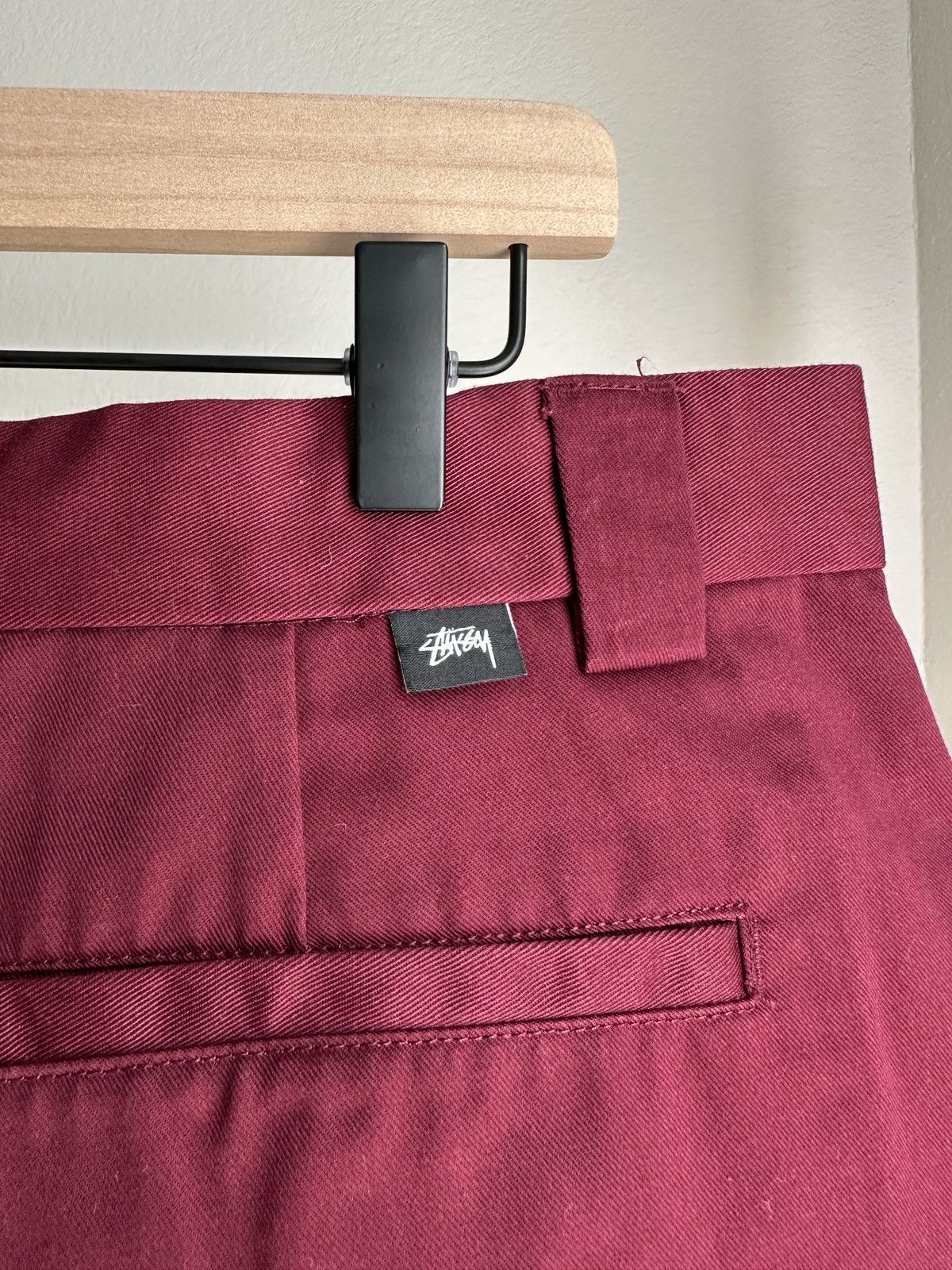 Stussy Chino Dress Pants Burgundy Size US 38 / EU 54 - 5 Thumbnail
