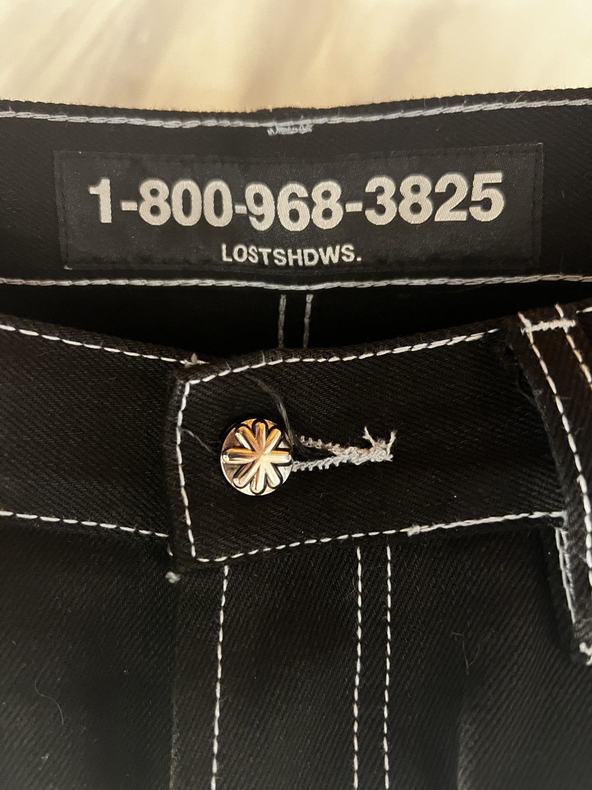 LOSTSHDWS LOSTSHDWS ROYAL OUTLINE JEANS SIZE 36 Size US 36 / EU 52 - 4 Thumbnail