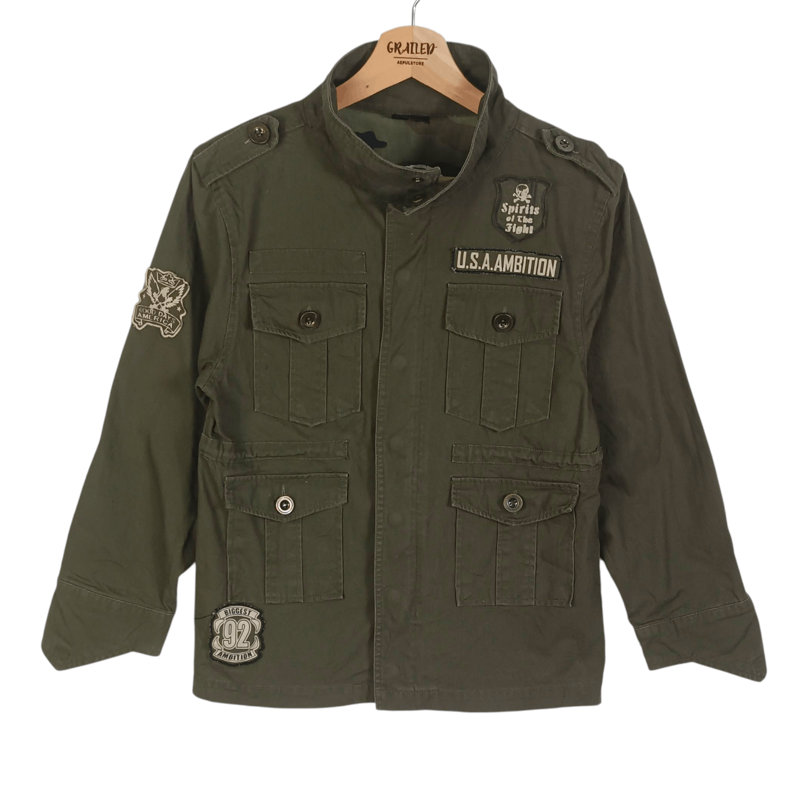Seditionaries V Street Skool Army Military Utility Jacket Size S / US 4 / IT 40 - 1 Thumbnail