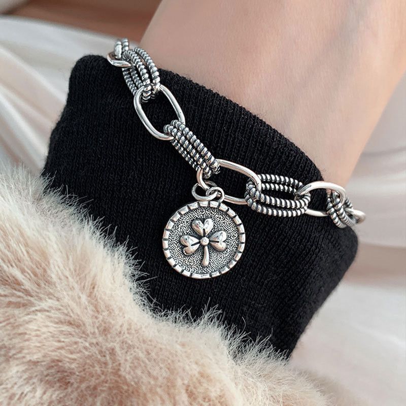 Jewelry Simple Leaf Chain Bracelet Size ONE SIZE - 4 Thumbnail