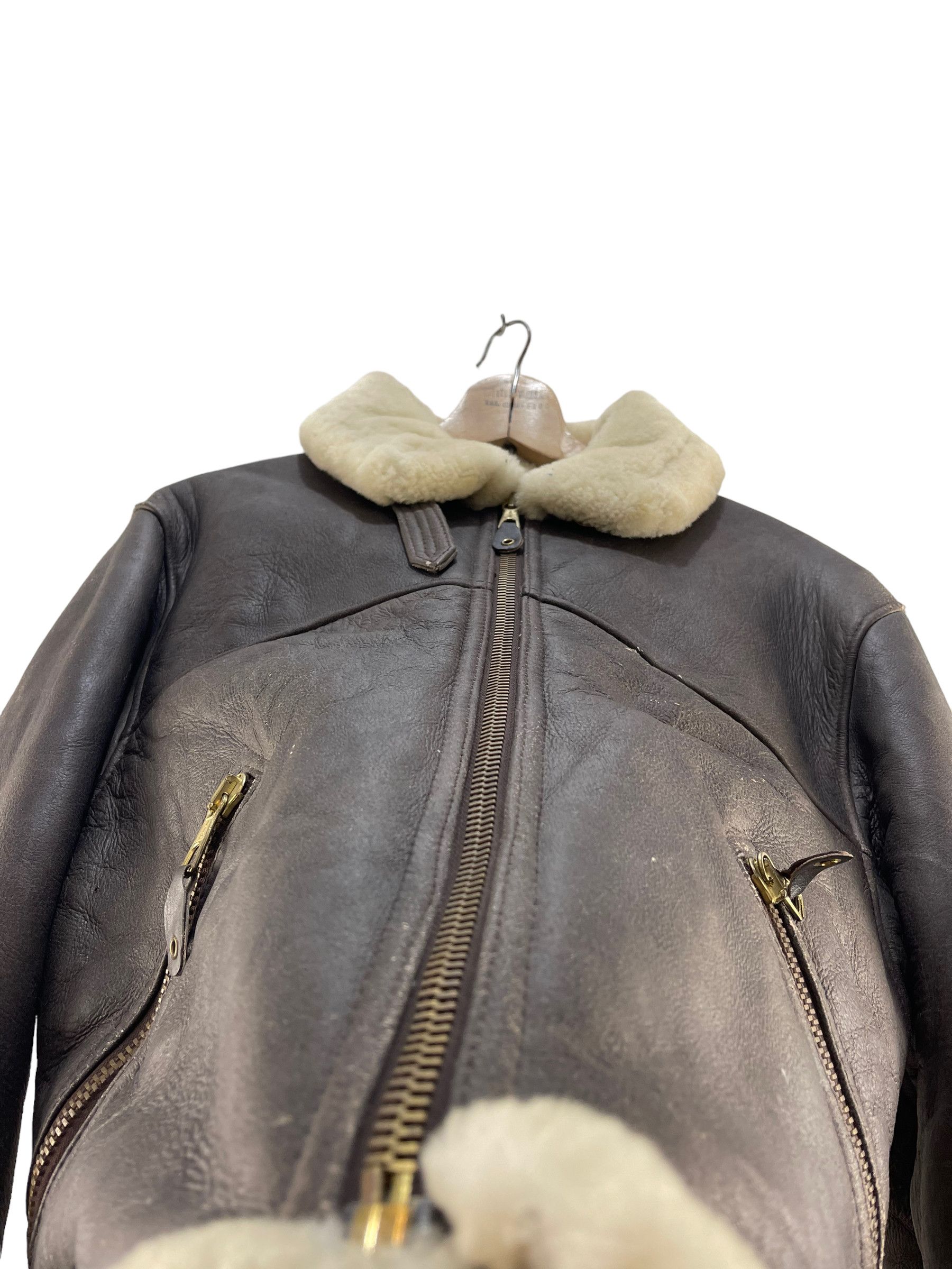 Other Vintage B3 Air Force U.S. Army Style Leather Jacket Size US M / EU 48-50 / 2 - 8 Thumbnail